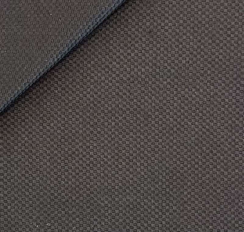 Stretch Cotton Pique in Black