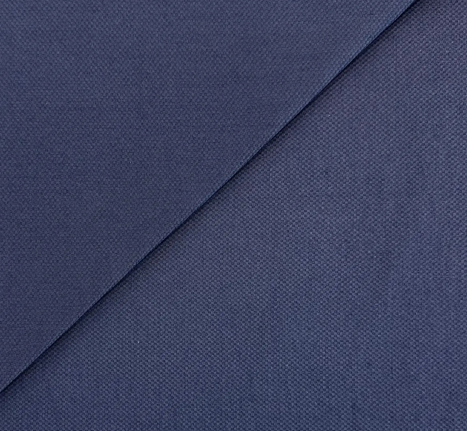 Stretch Cotton Pique in Navy