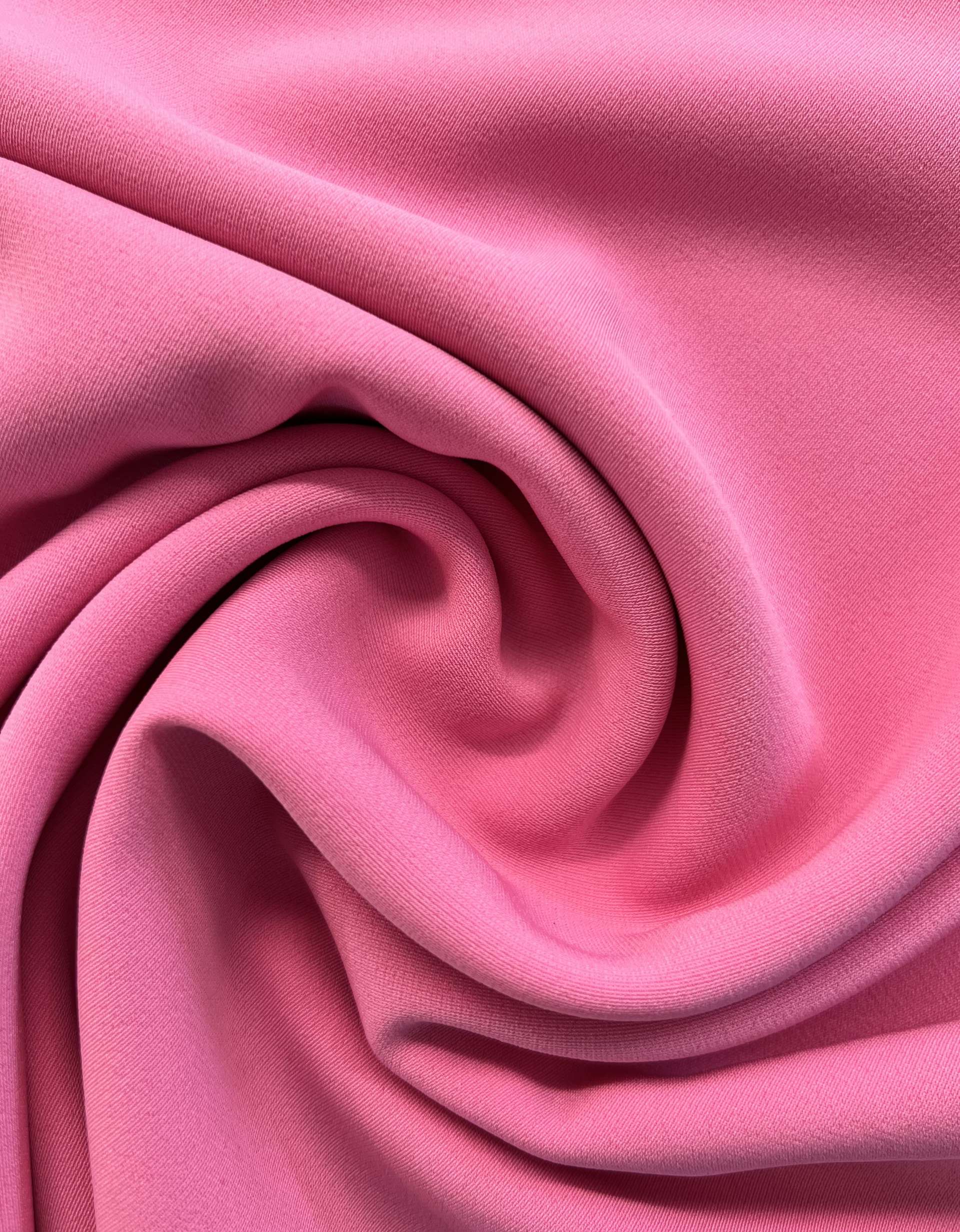 97% Poly 3% Lycra Stretch Crepe Georgette in Pink