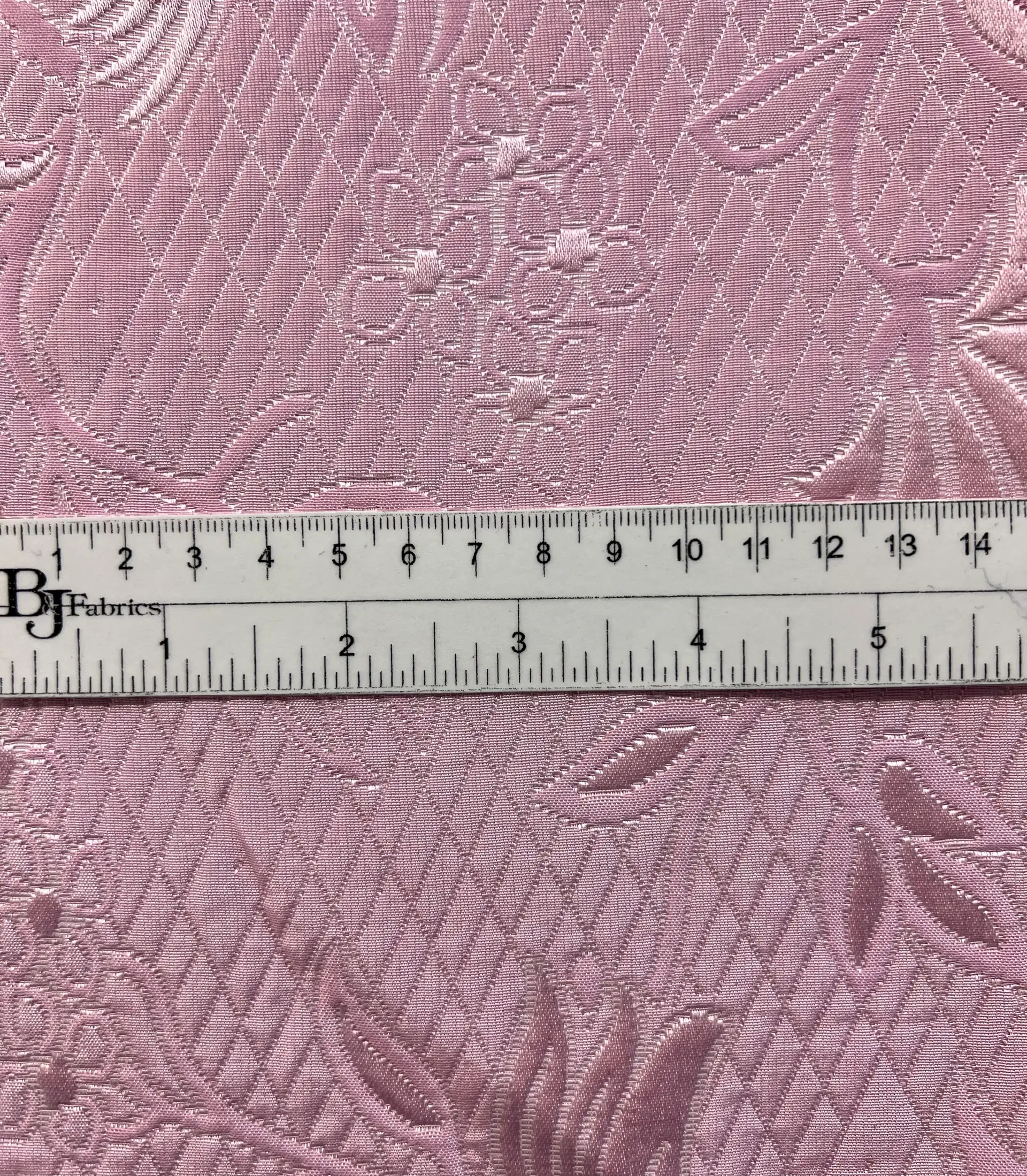 Silk & Viscose Brocade in Pink