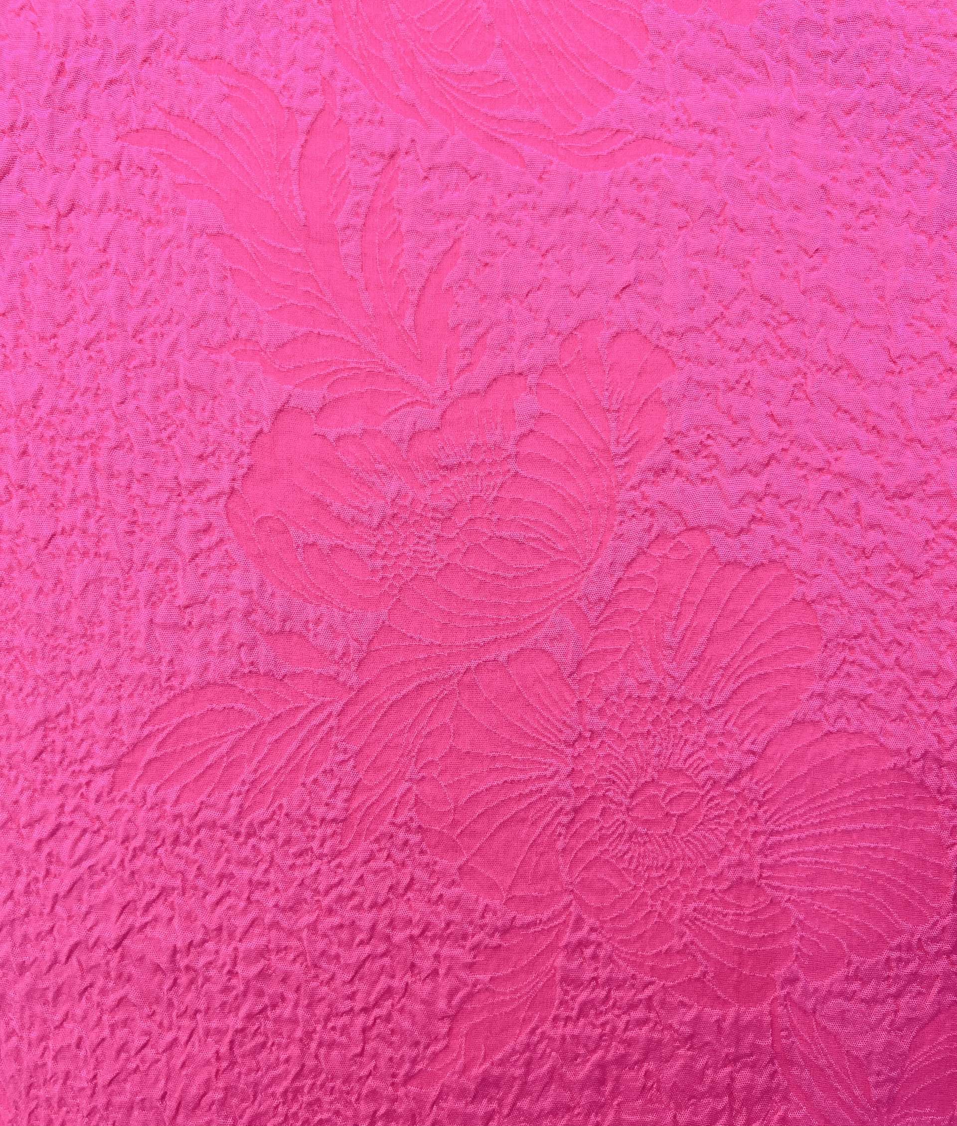 Silk Matelasse in Fuchsia