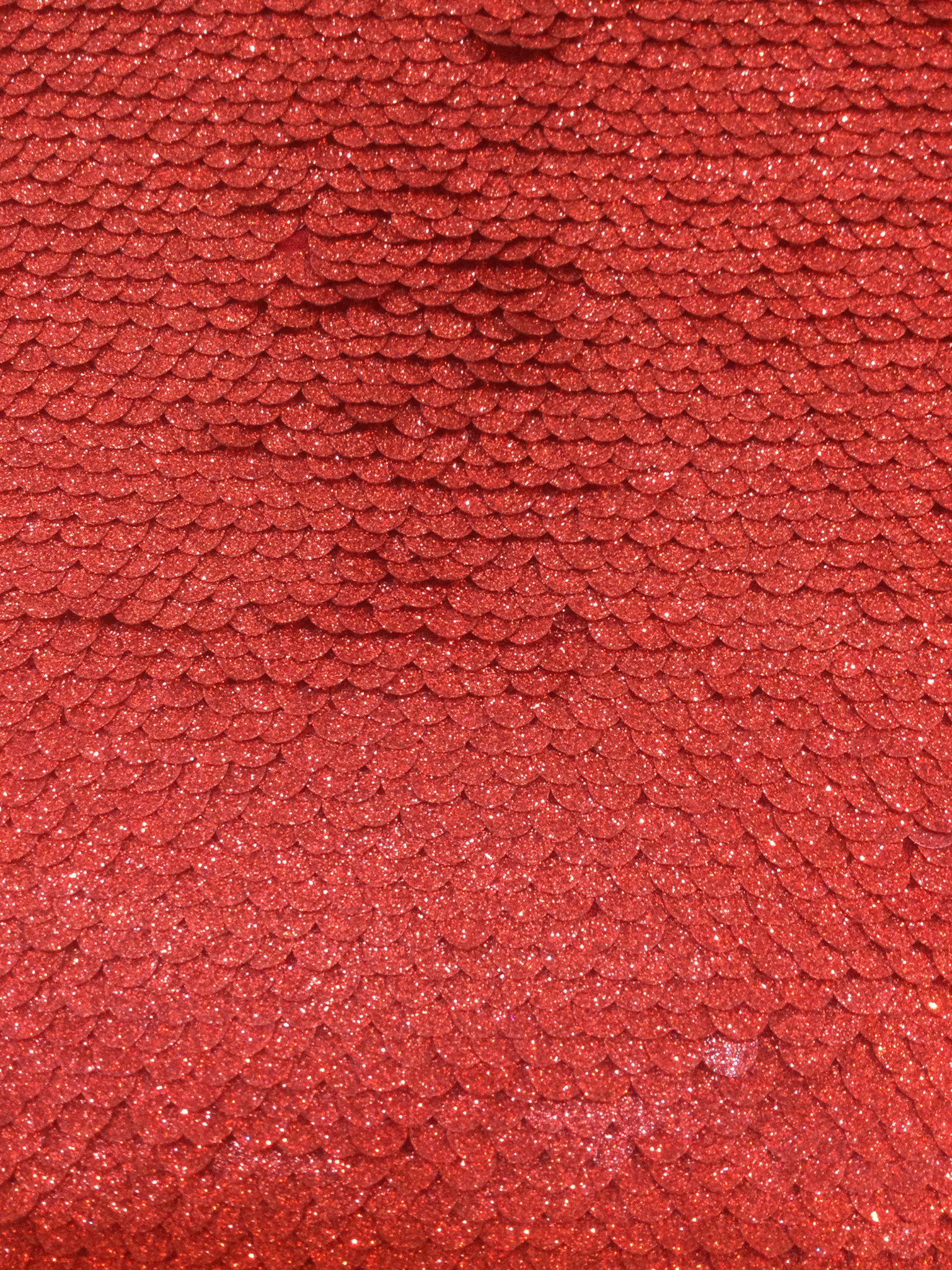 Hologram Fishscale Sequined Jersey in Red