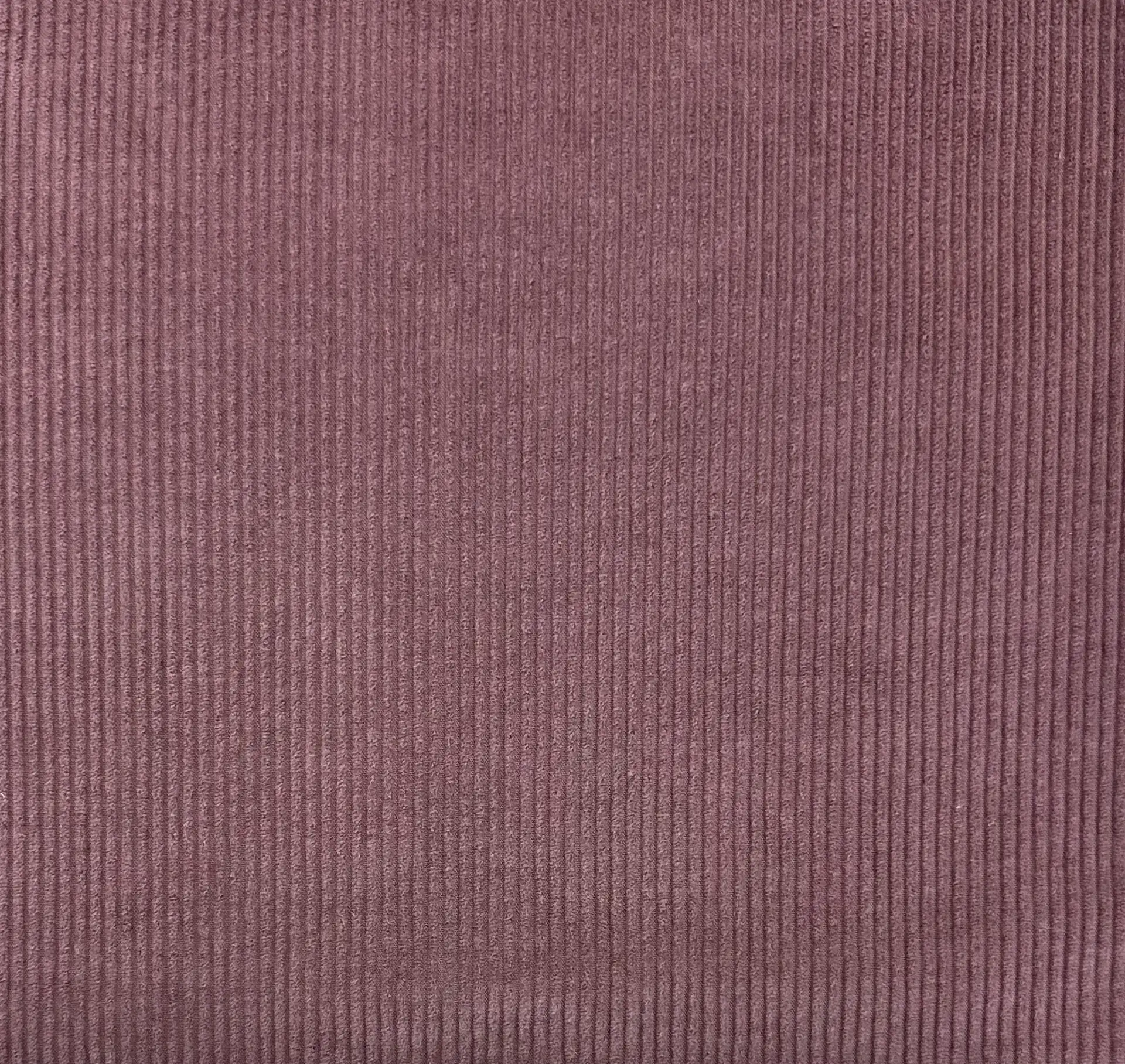 Italian Cotton 6 Wale Corduroy in Dusty Mauve