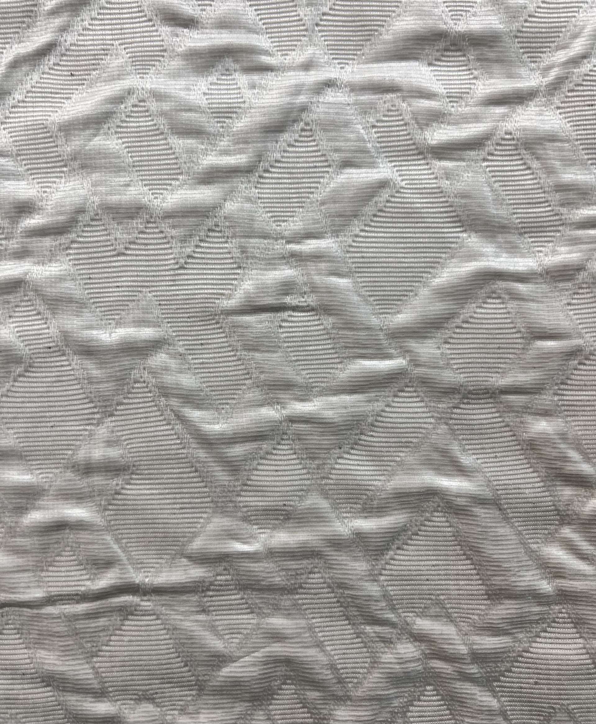 Vintage French Brocade in White