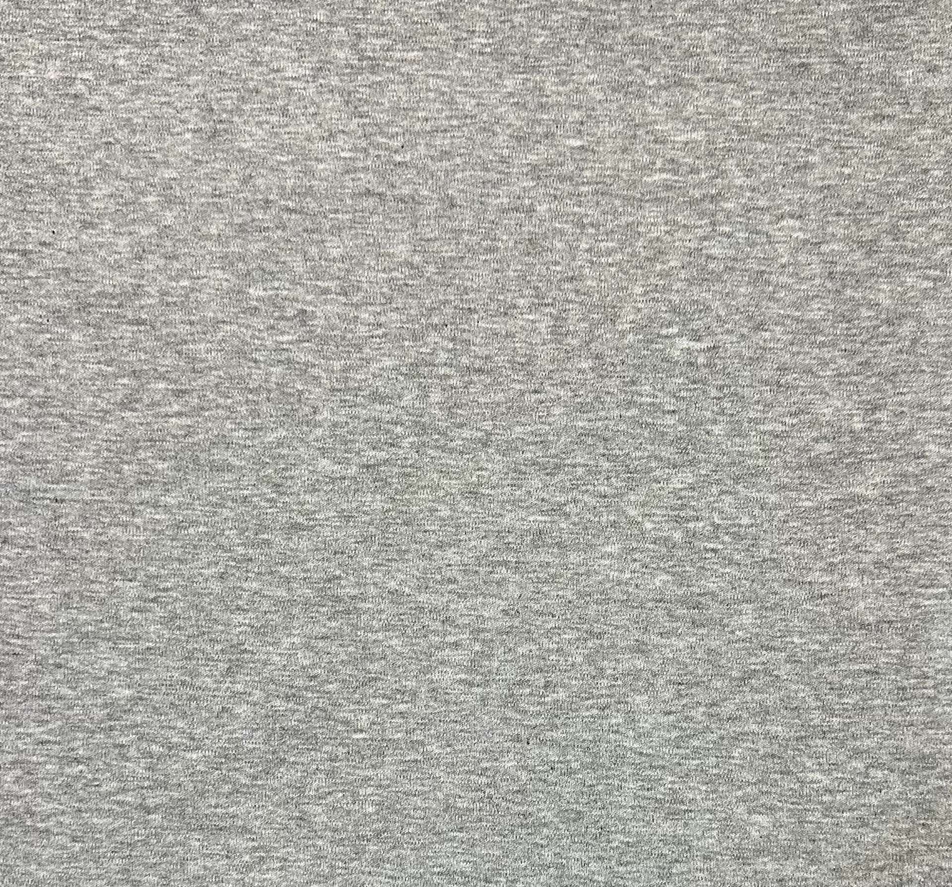 Japanese Cotton Interlock in Heather Grey