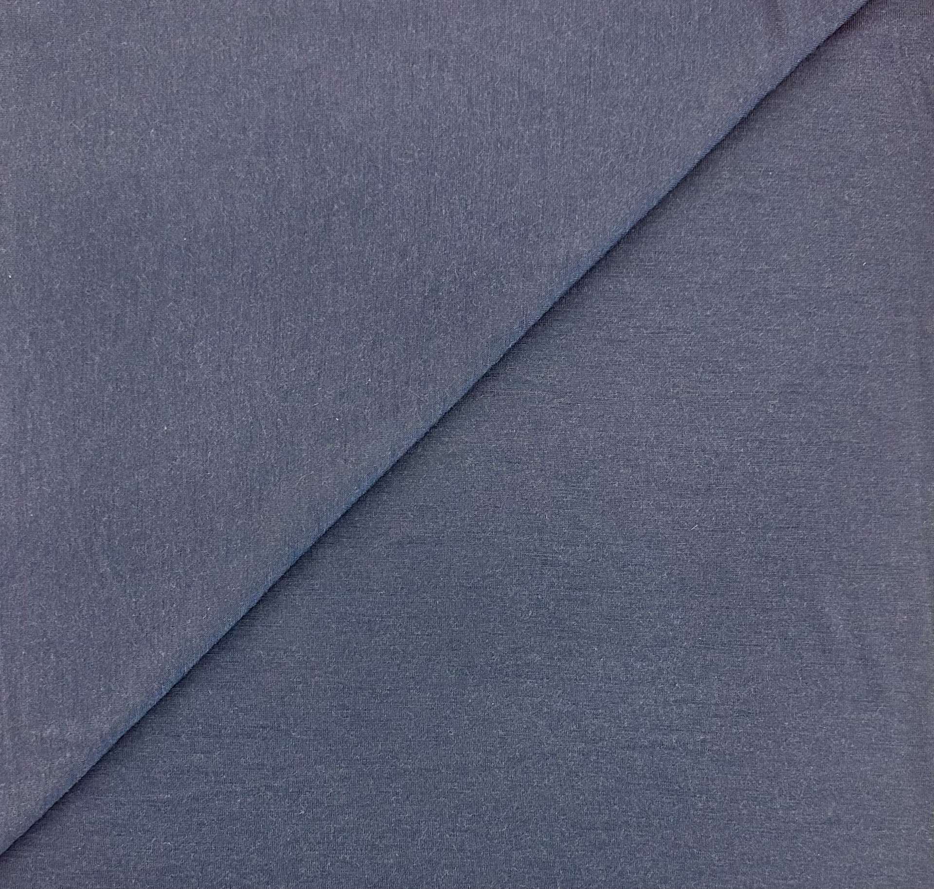 Sustainable Merino Wool Jersey in Steel Blue