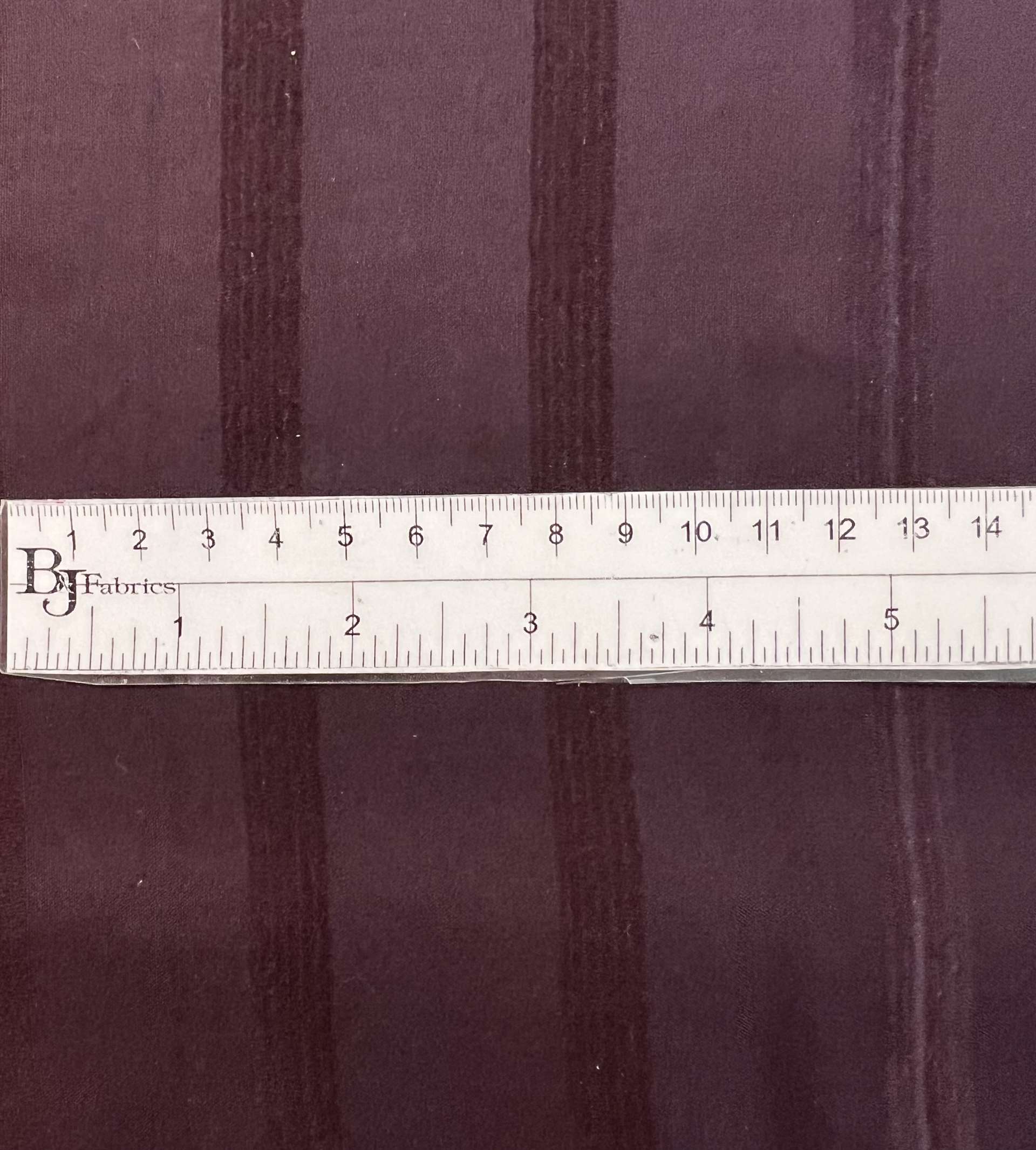 Made in Italy Pure Silk Wide Stripe Jacquard in Mahogany