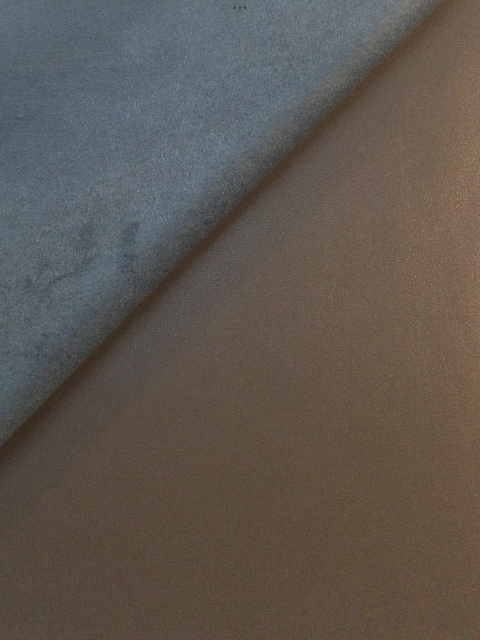 Suede Back Faux Leather in Taupe