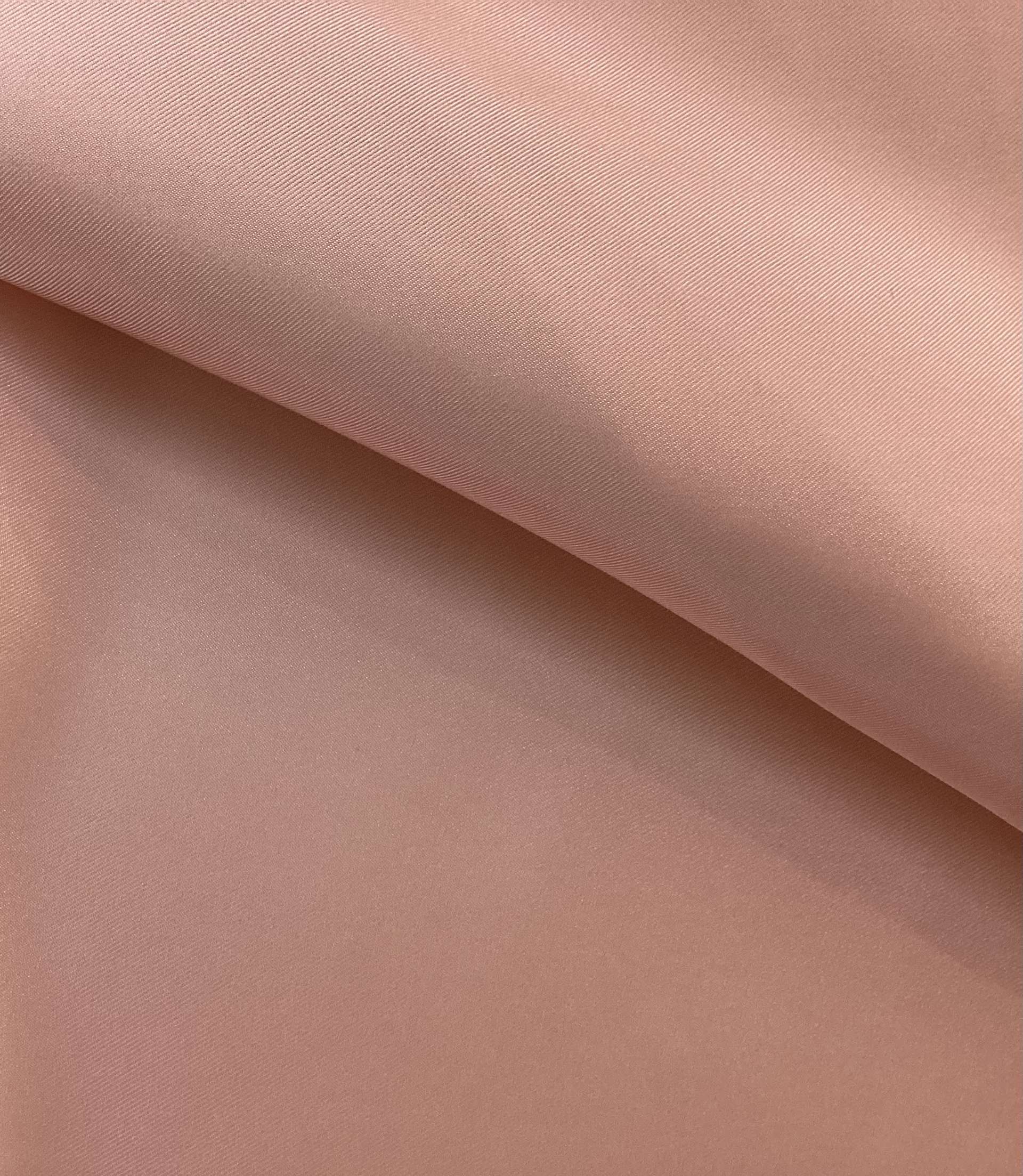 100% Silk Twill In Rose Quartz 