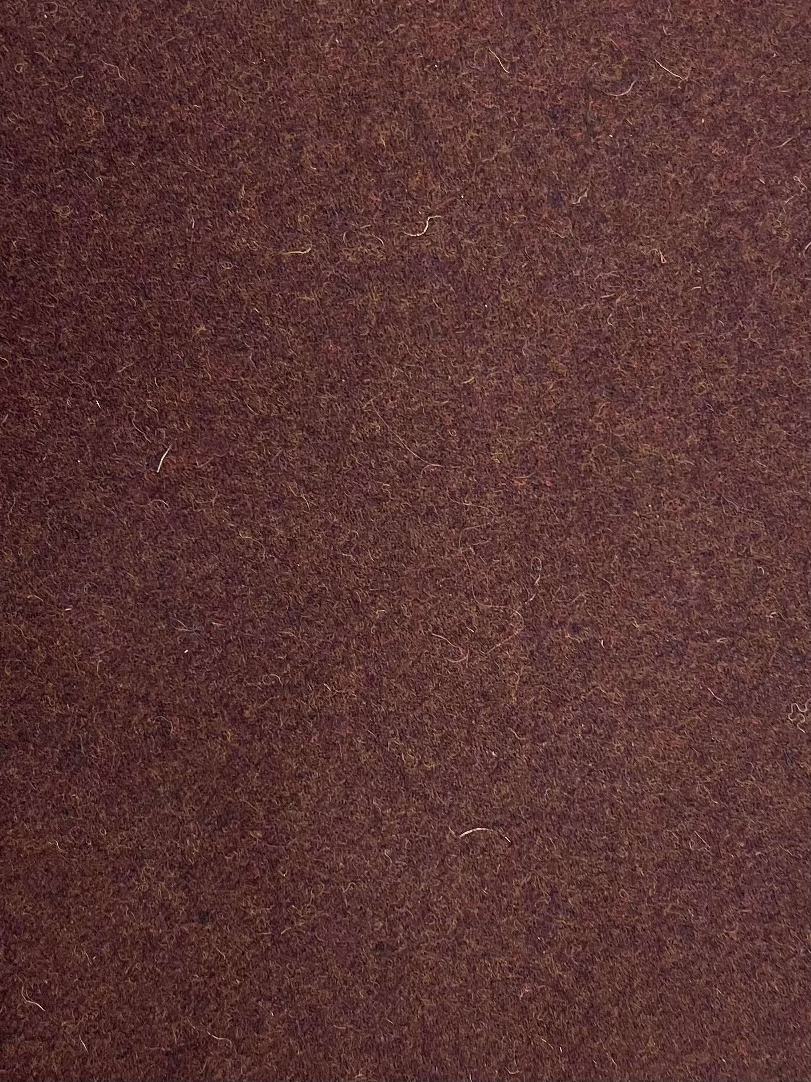 English Wool Tweed in Dark Sienna