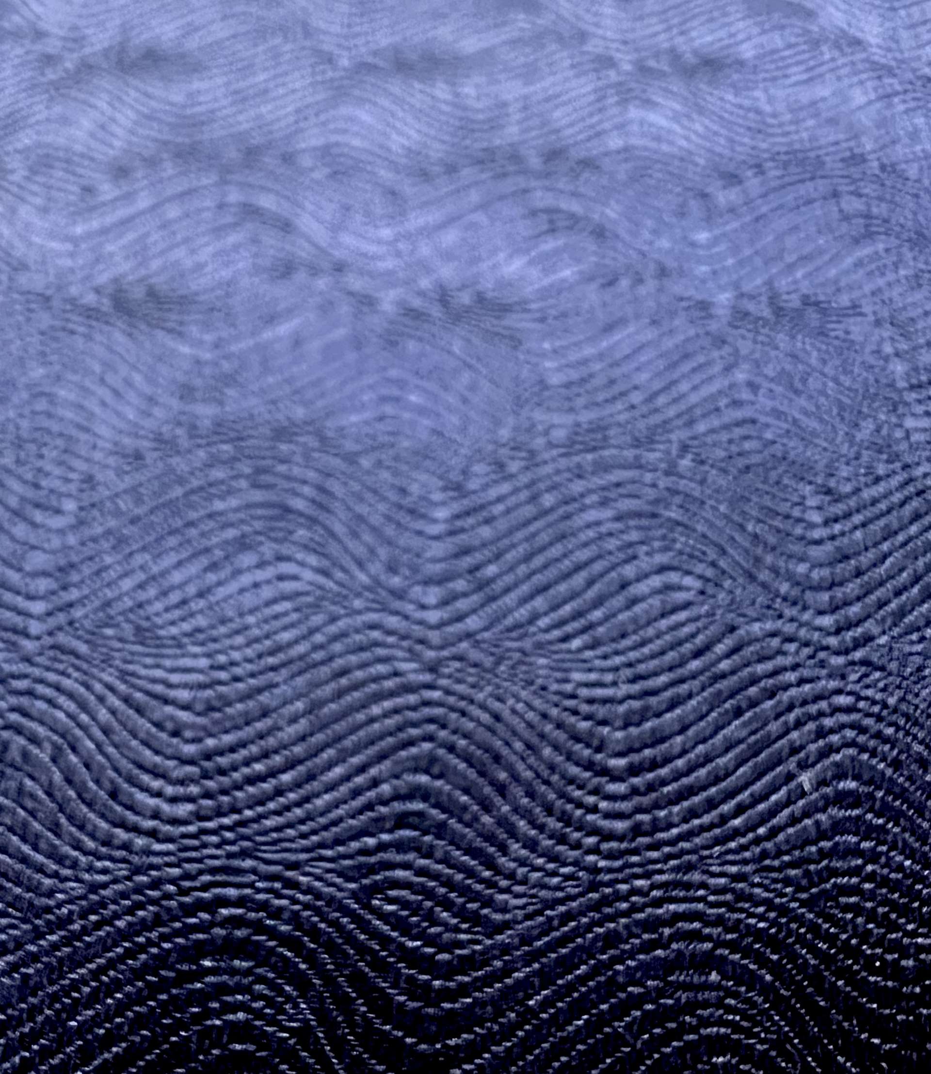 Made in Italy Pure Silk Wave Pattern Jacquard in Regal