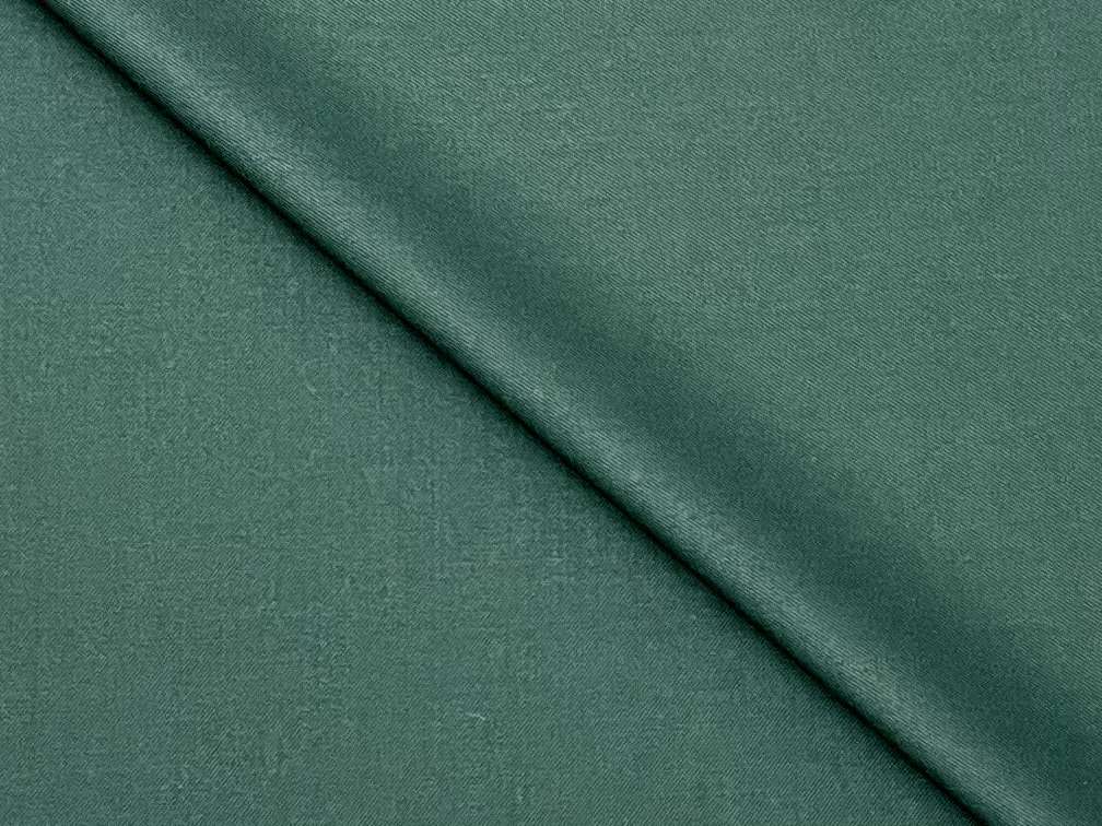 Wool Polyester Gabardine Suiting in Hunter