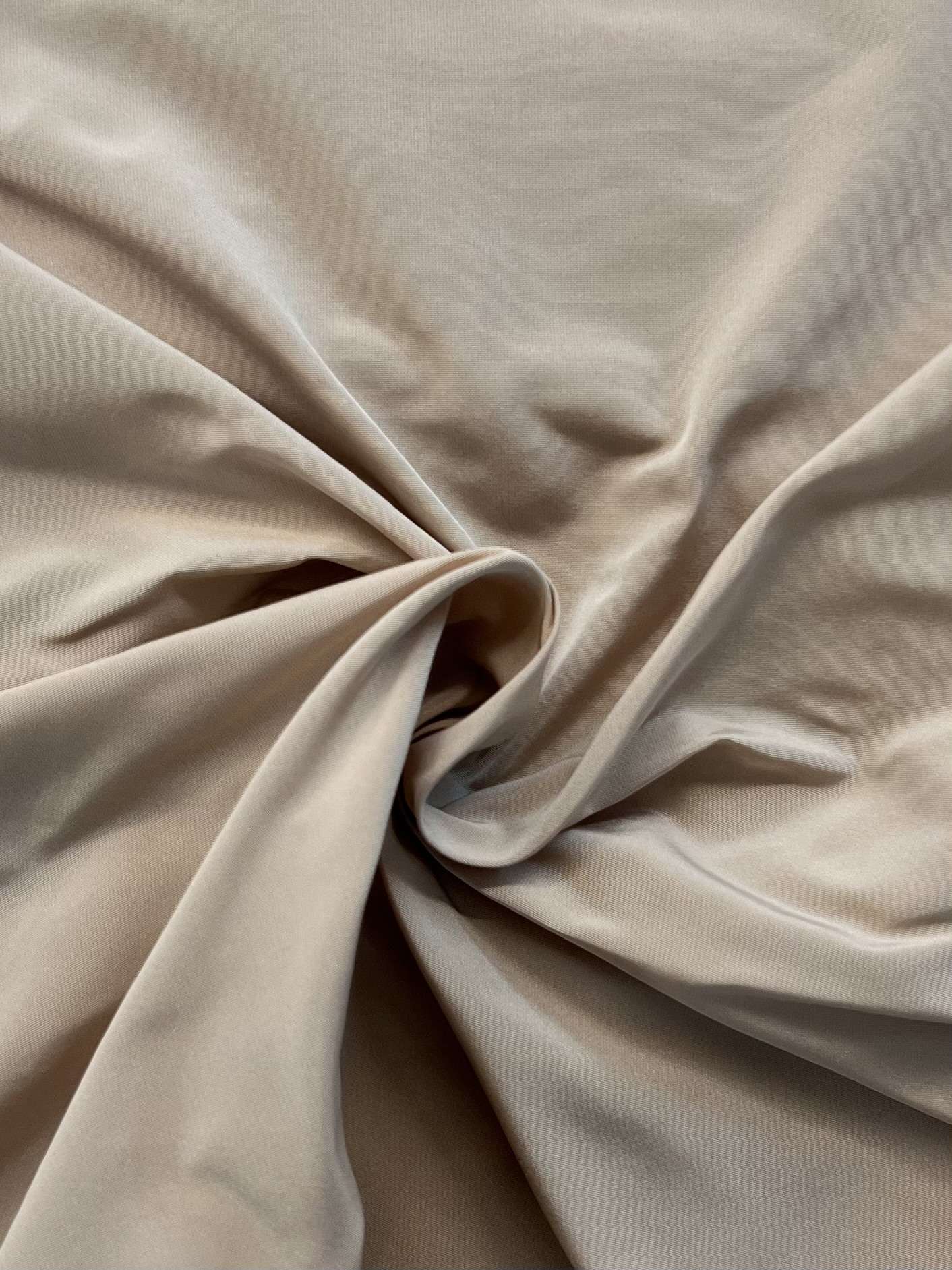 Made in Italy Polyester Taffeta in Nude