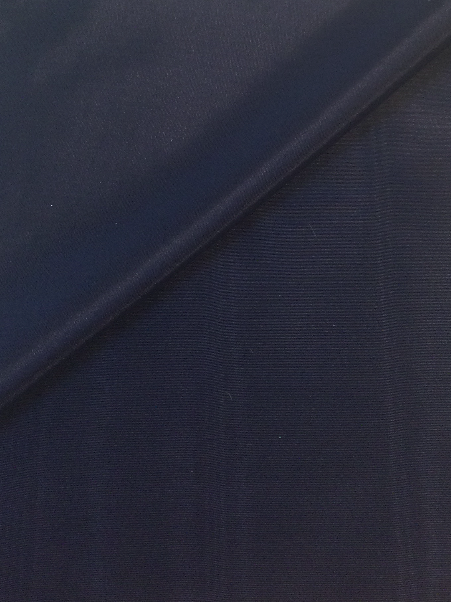 Polyester Moire' Faille in Marine Navy