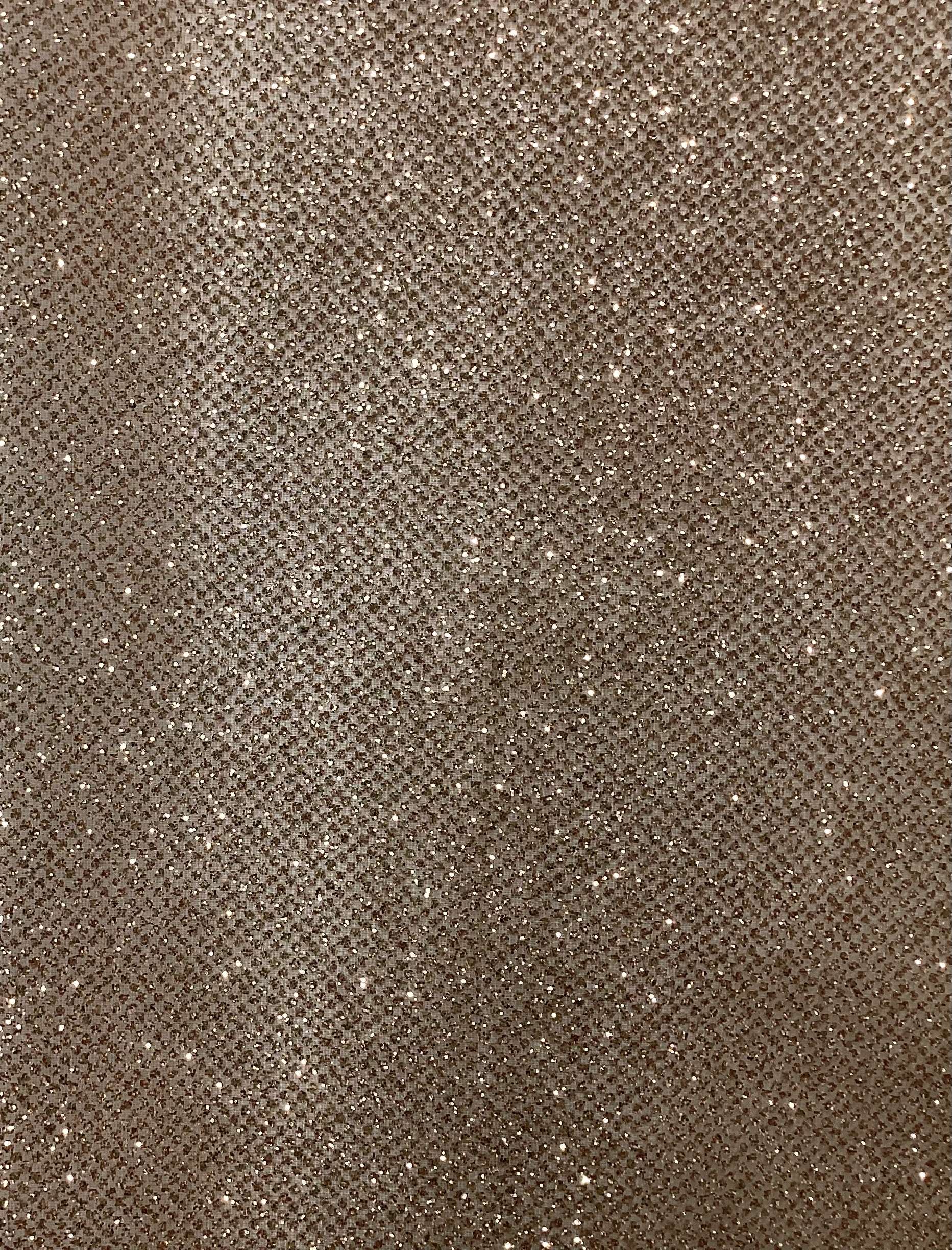 Glitter Mesh in Rose Gold