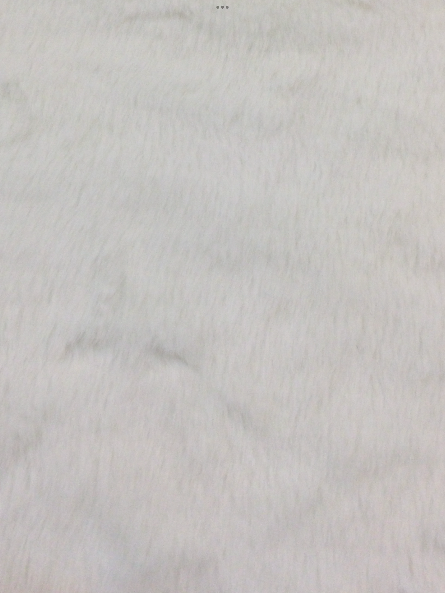 Faux Fur in White