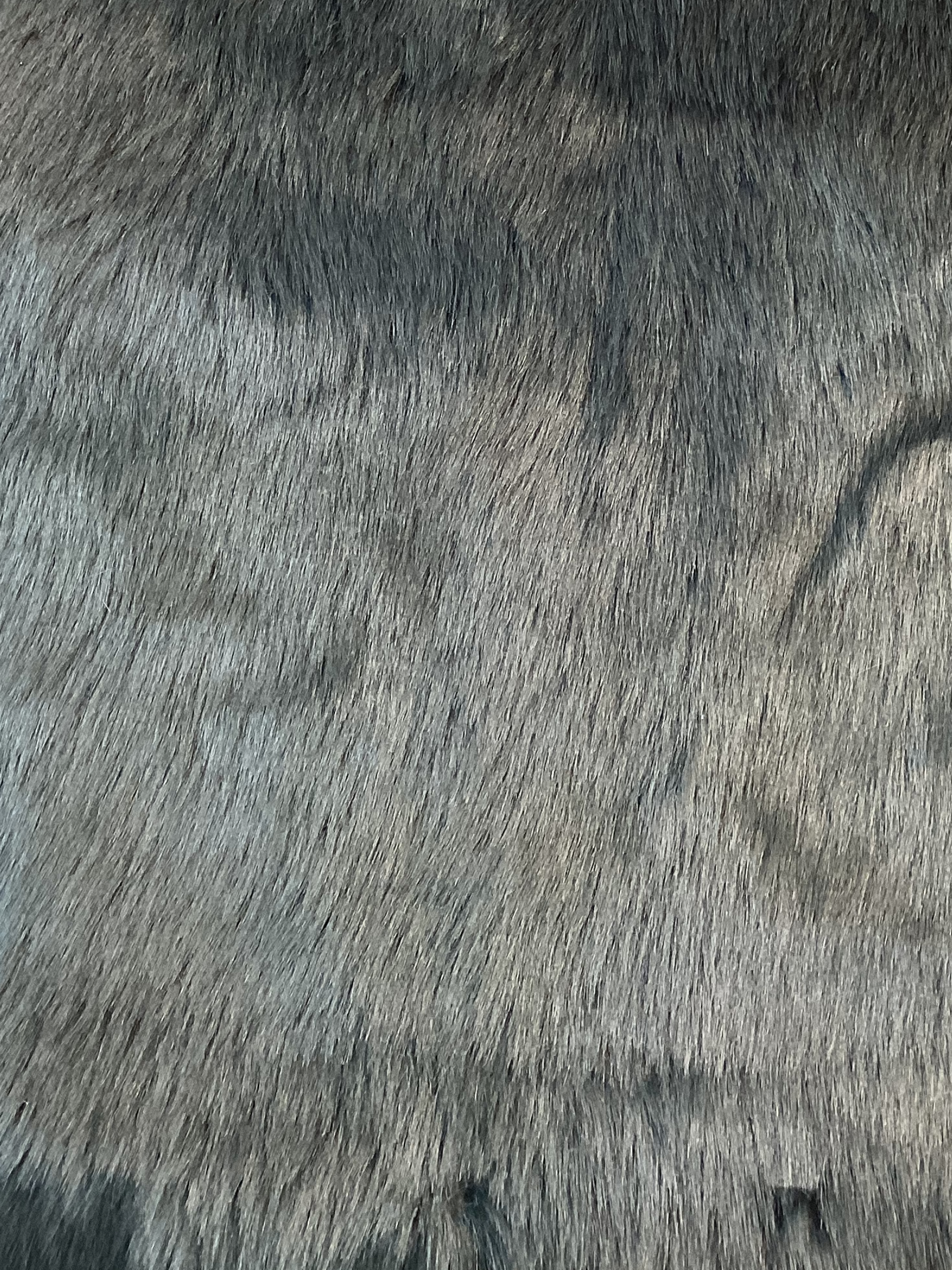 Faux Fur in Gray