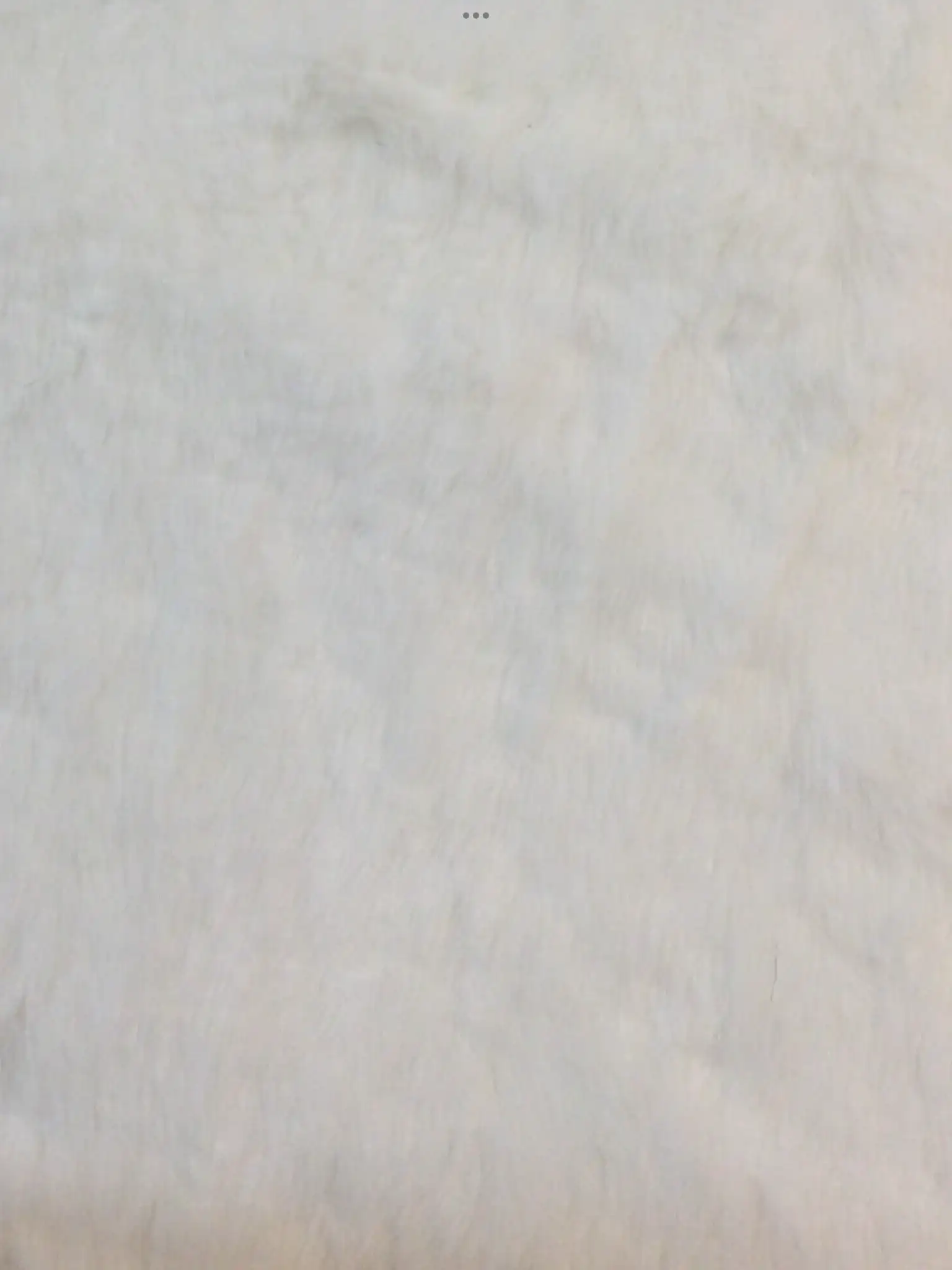 Faux Fur in Snow White