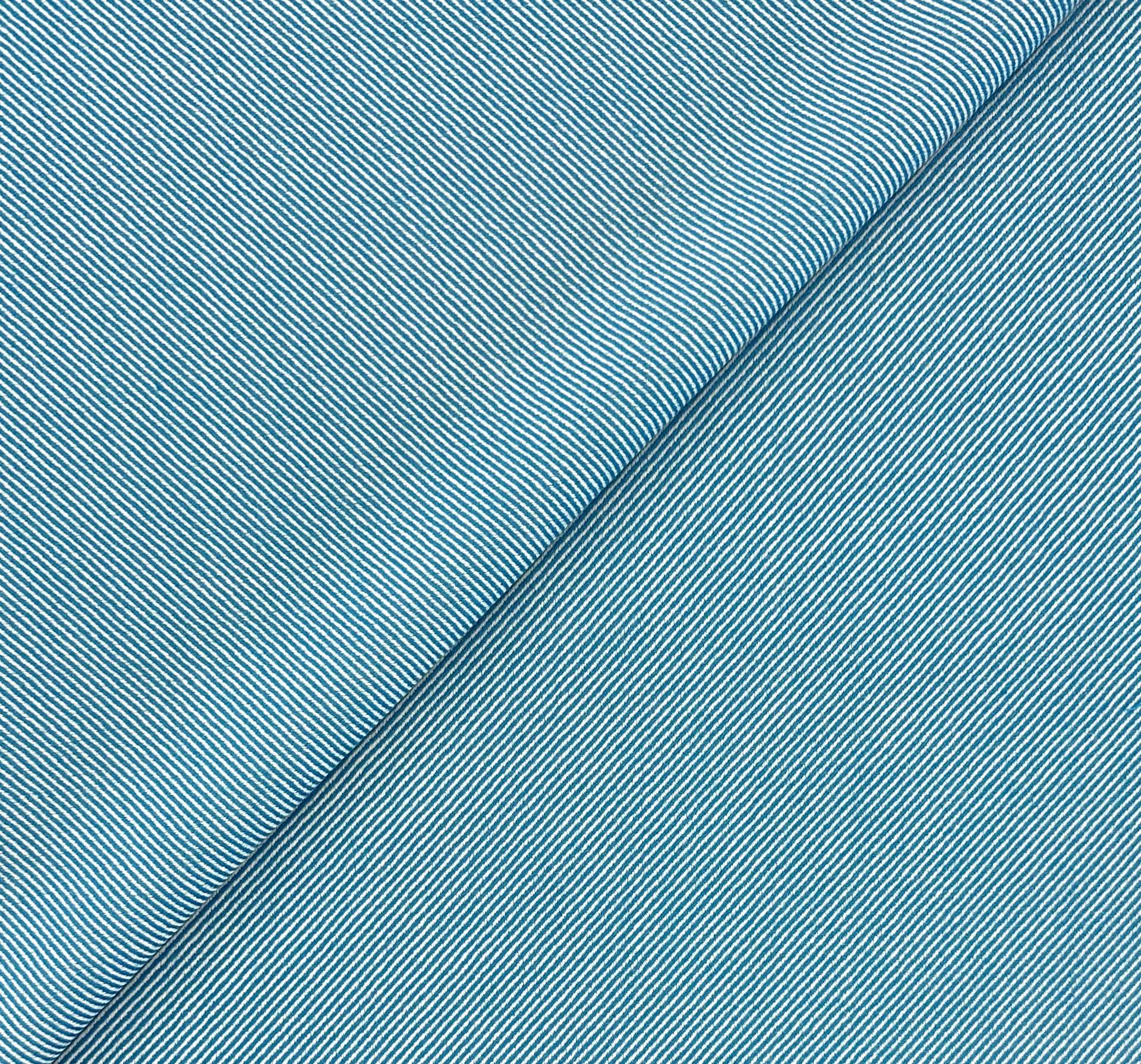 Italian Hamilton Twill in Turquoise 