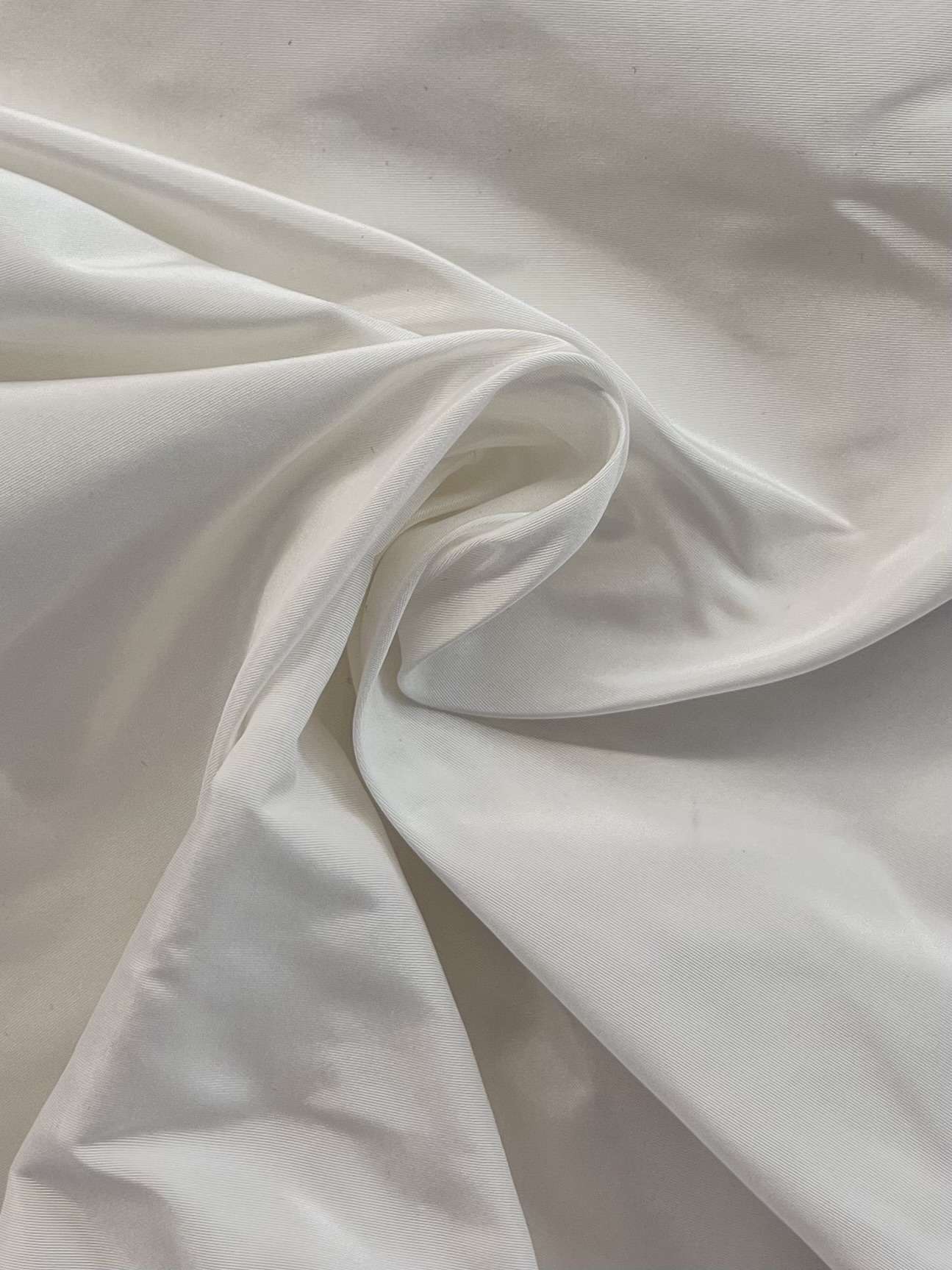 Silk Taffeta in Silk White