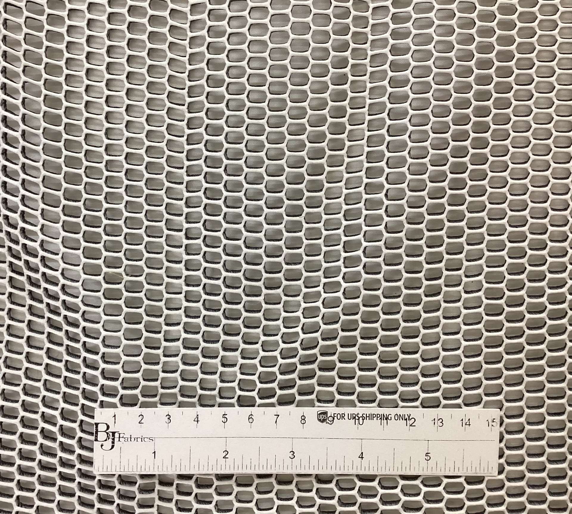 Double Face Novelty Honeycomb Mesh In Black White