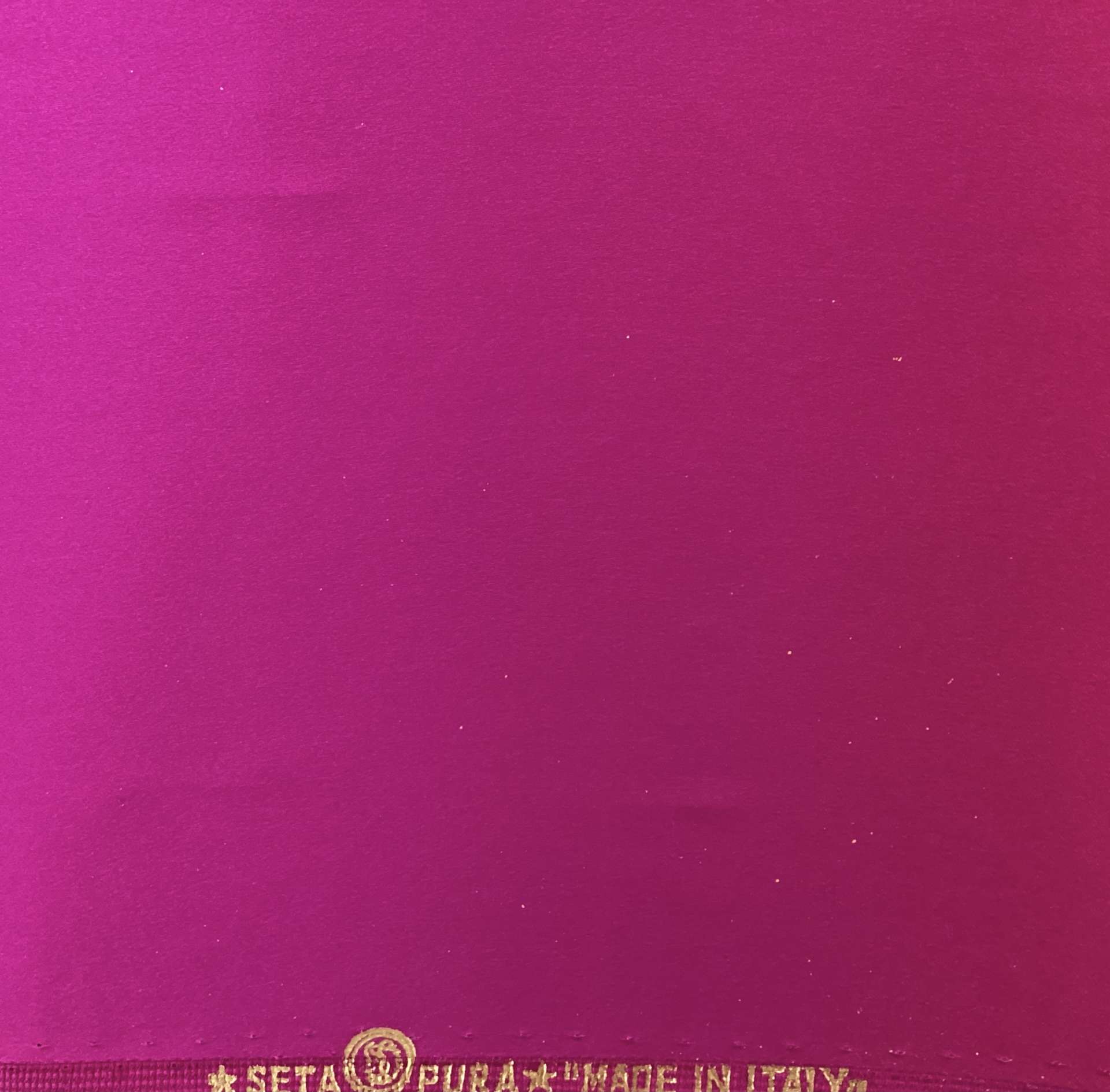 MADE IN ITALY 100% PURE SILK CREPE BACK SATIN IN ORCHID 