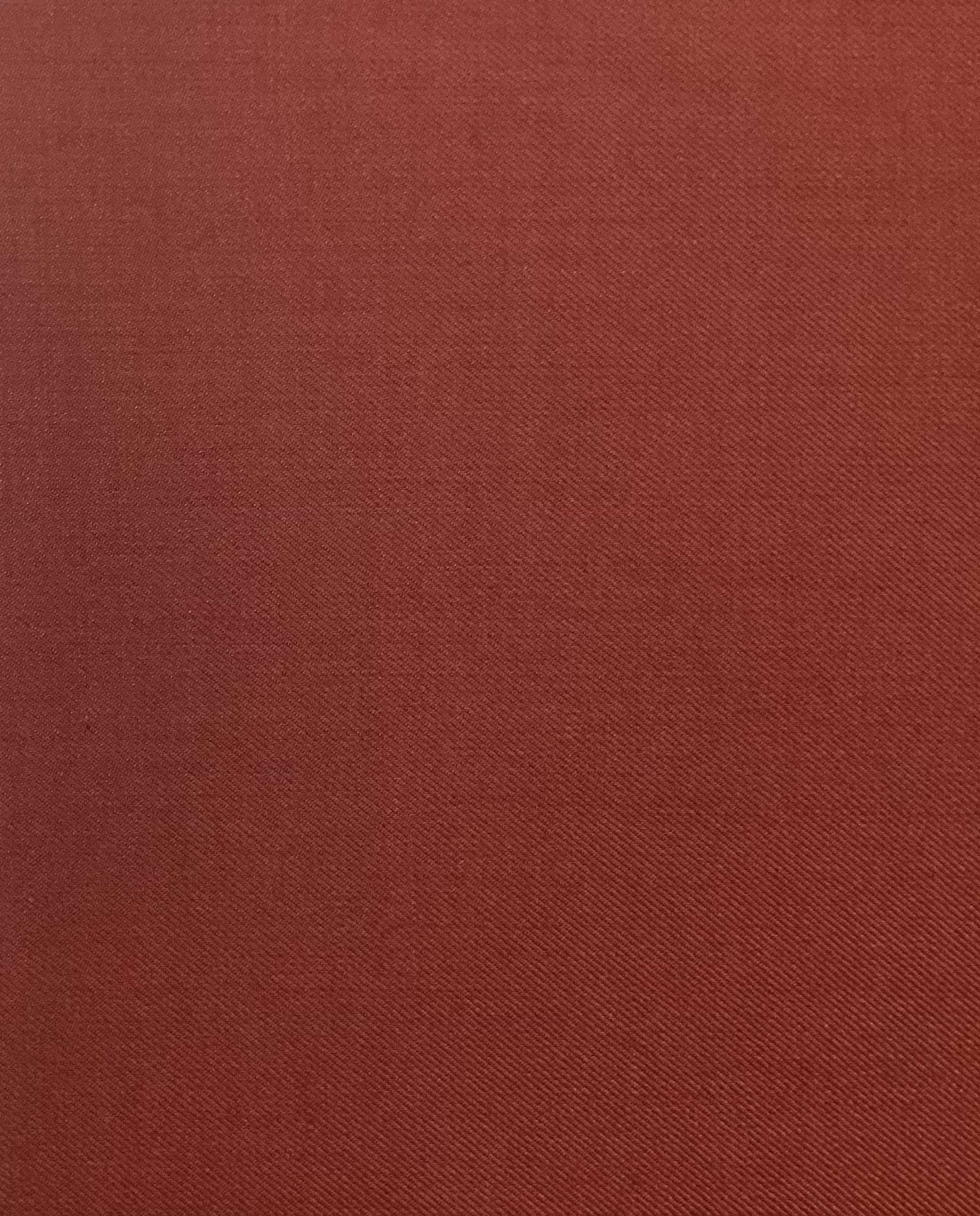 WOOL BLEND GABARDINE IN BRICK 