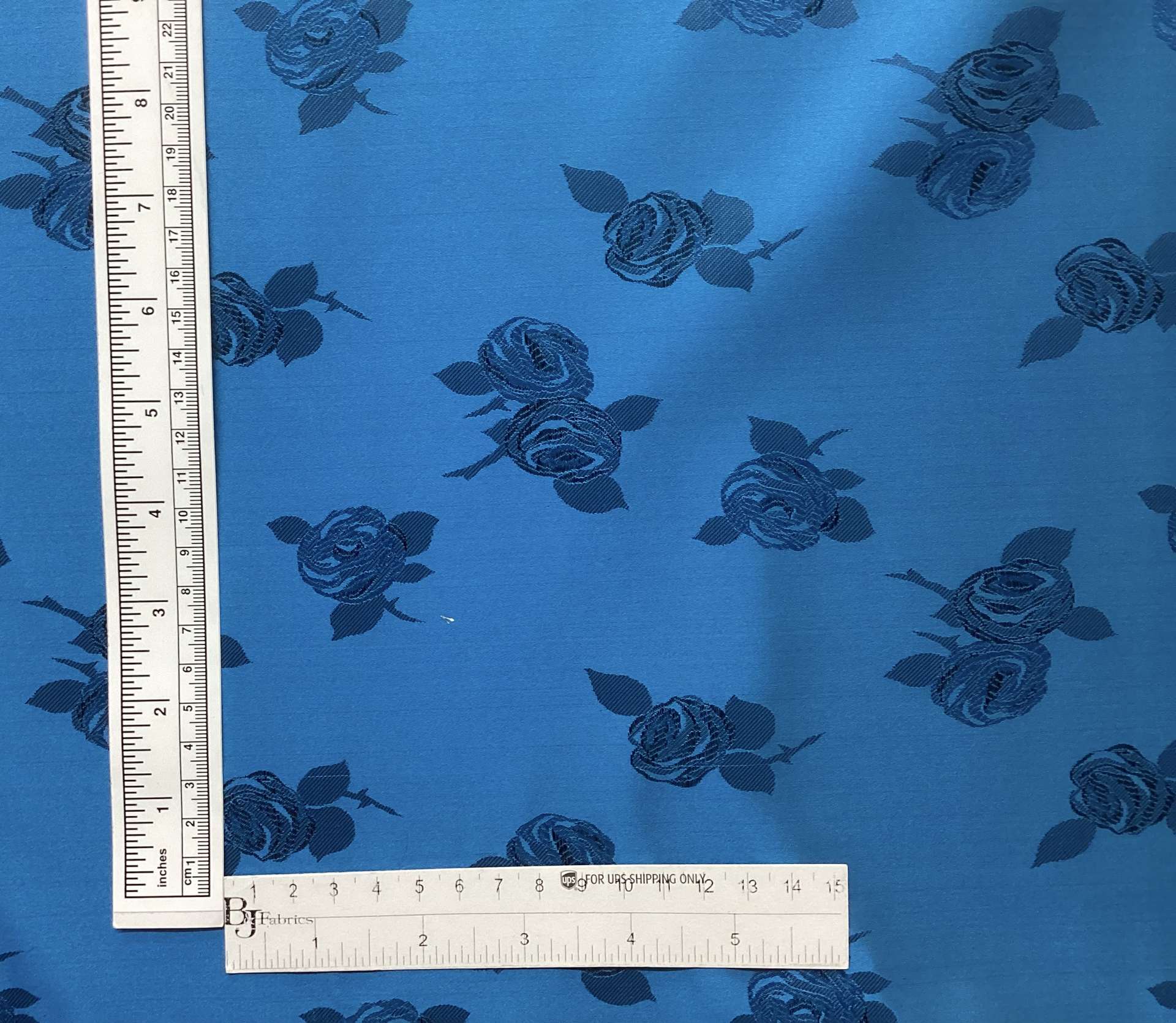 Silk Jacquard in Turquoise