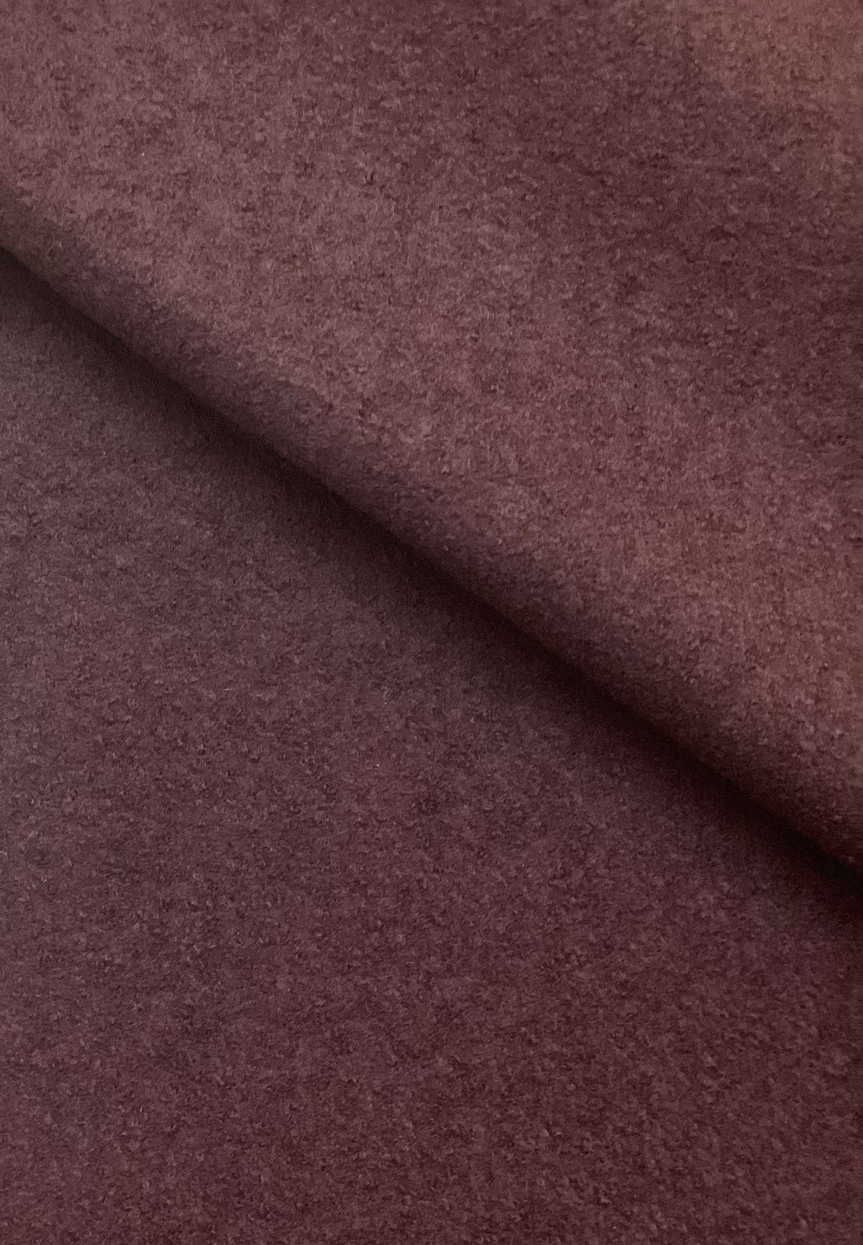 Boiled Viscose Wool in Merlot
