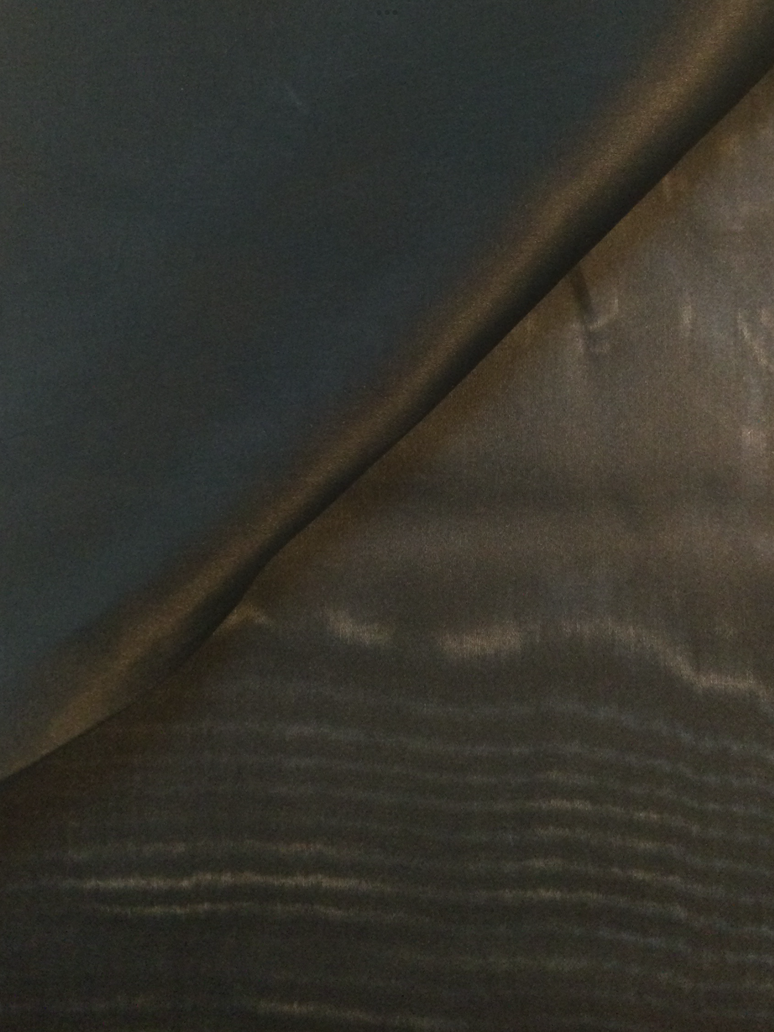 Light Weight Silk Satin Organza in Black