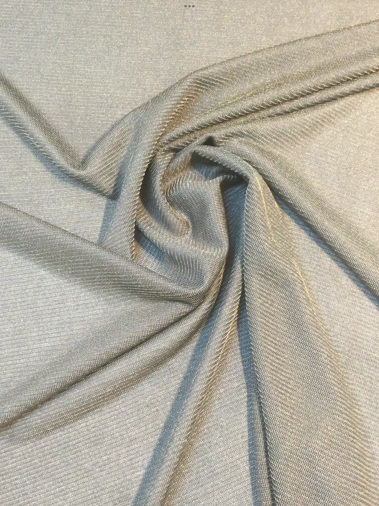 Italian Viscose Tissue Chain Knit in Gray