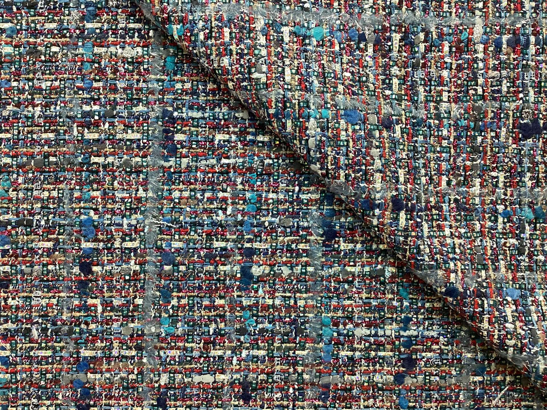 MADE IN ITALY METALLIC TWEED