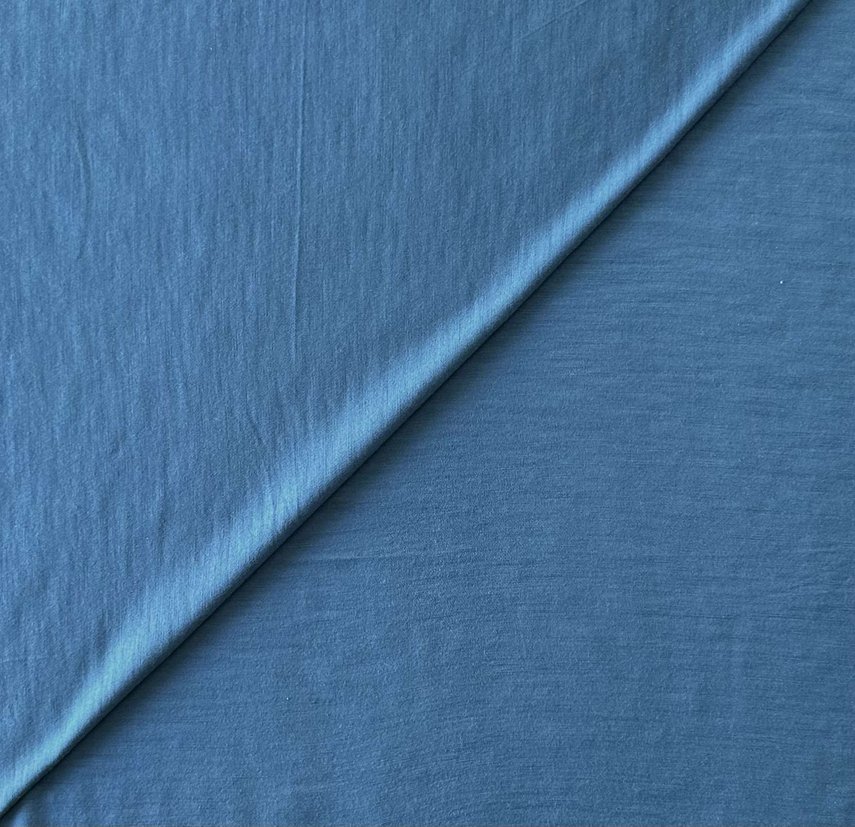 Super Fine Merino Wool Jersey in Bluebird