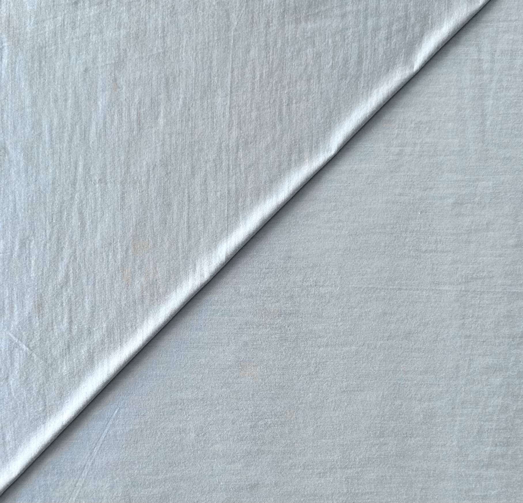 Super Fine Merino Wool Jersey in Ice Grey