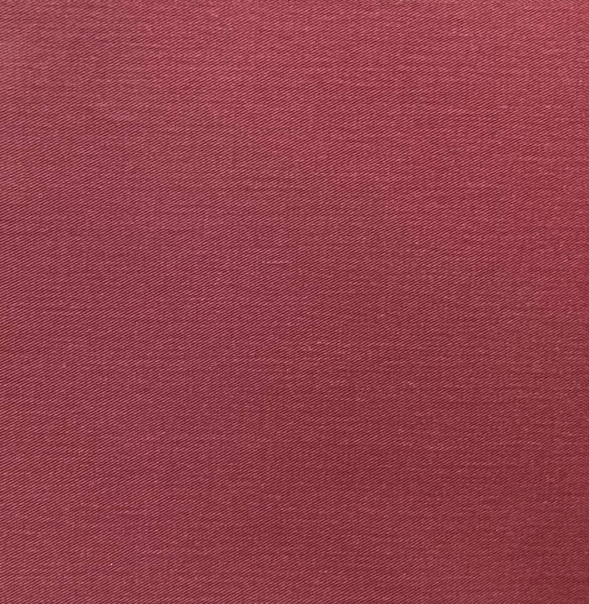 Cotton Pre Shrunk Sanded Twill in Burgundy