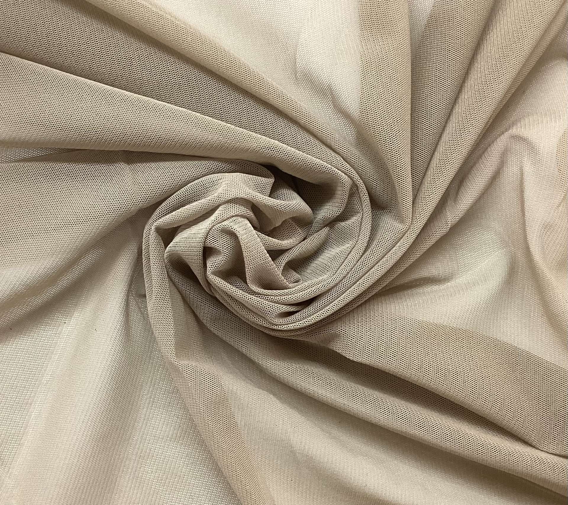 Stretch Tulle In Sand