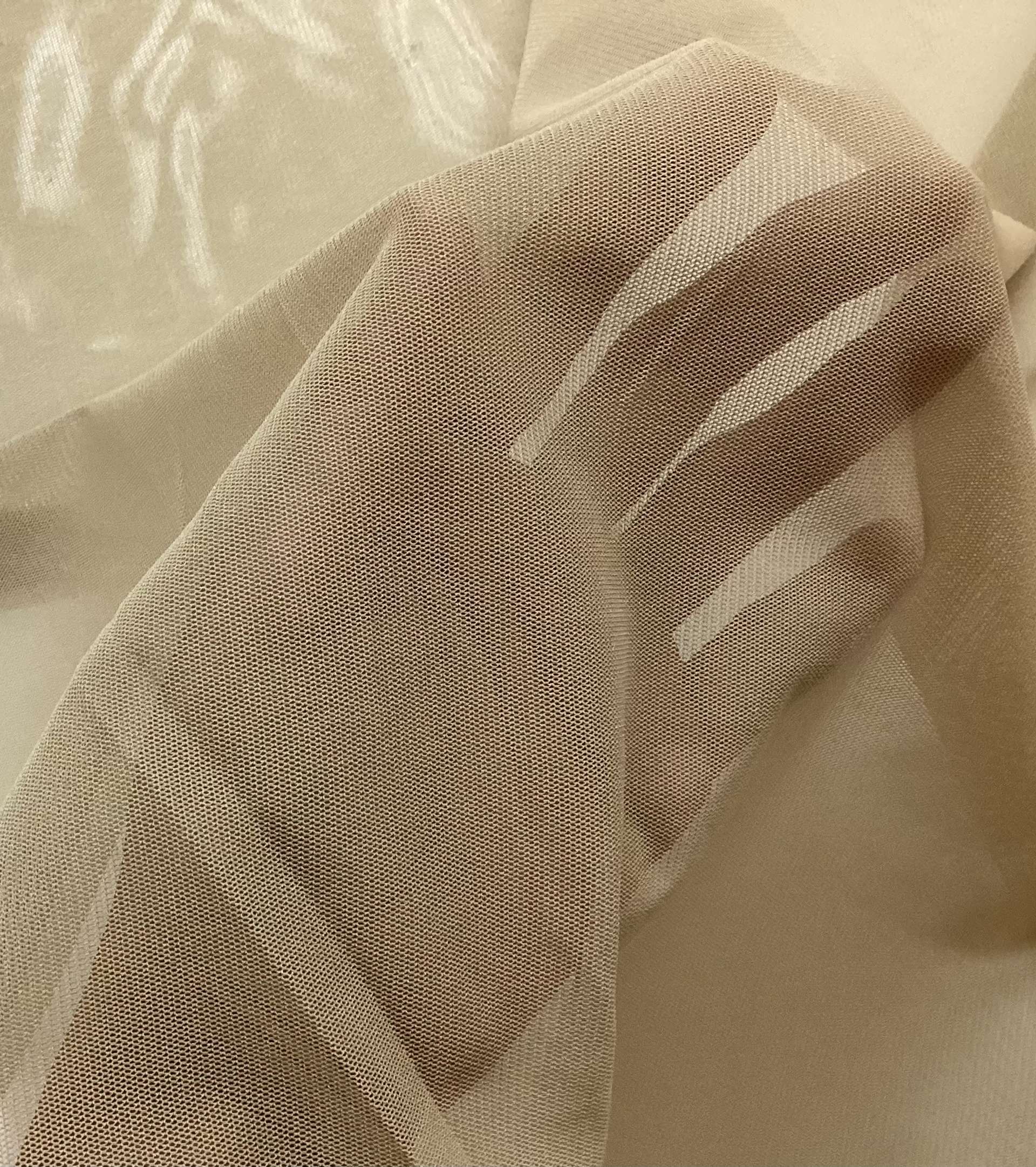 Stretch Tulle In Sand