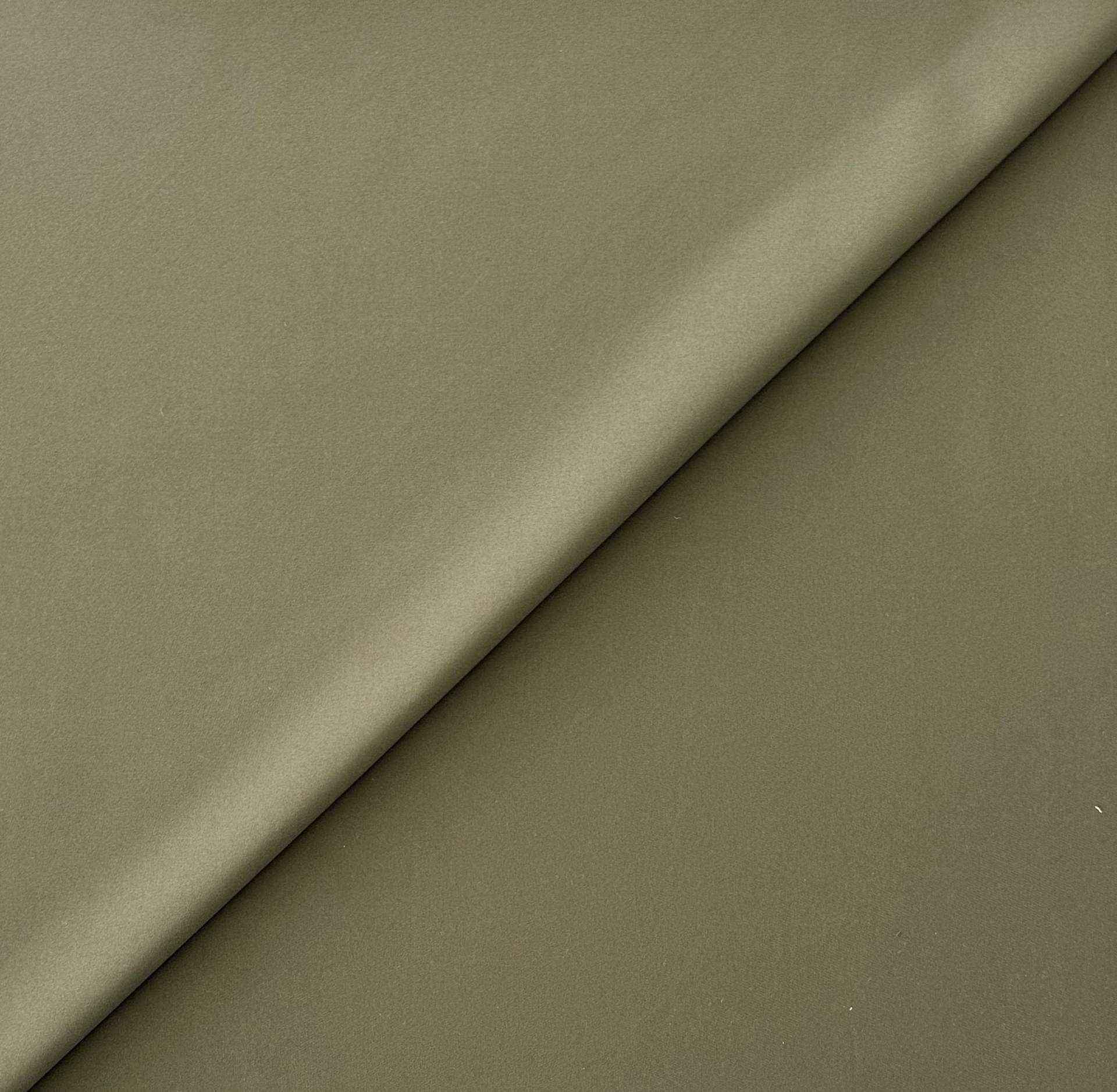 Sustainable "Dintex" Fleeceback Rainwear in Olive Black