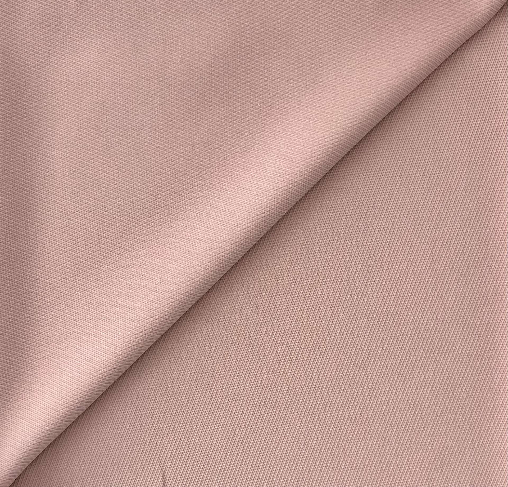 Stretch Polyester Rayon Blend Twill in Dusty Pink
