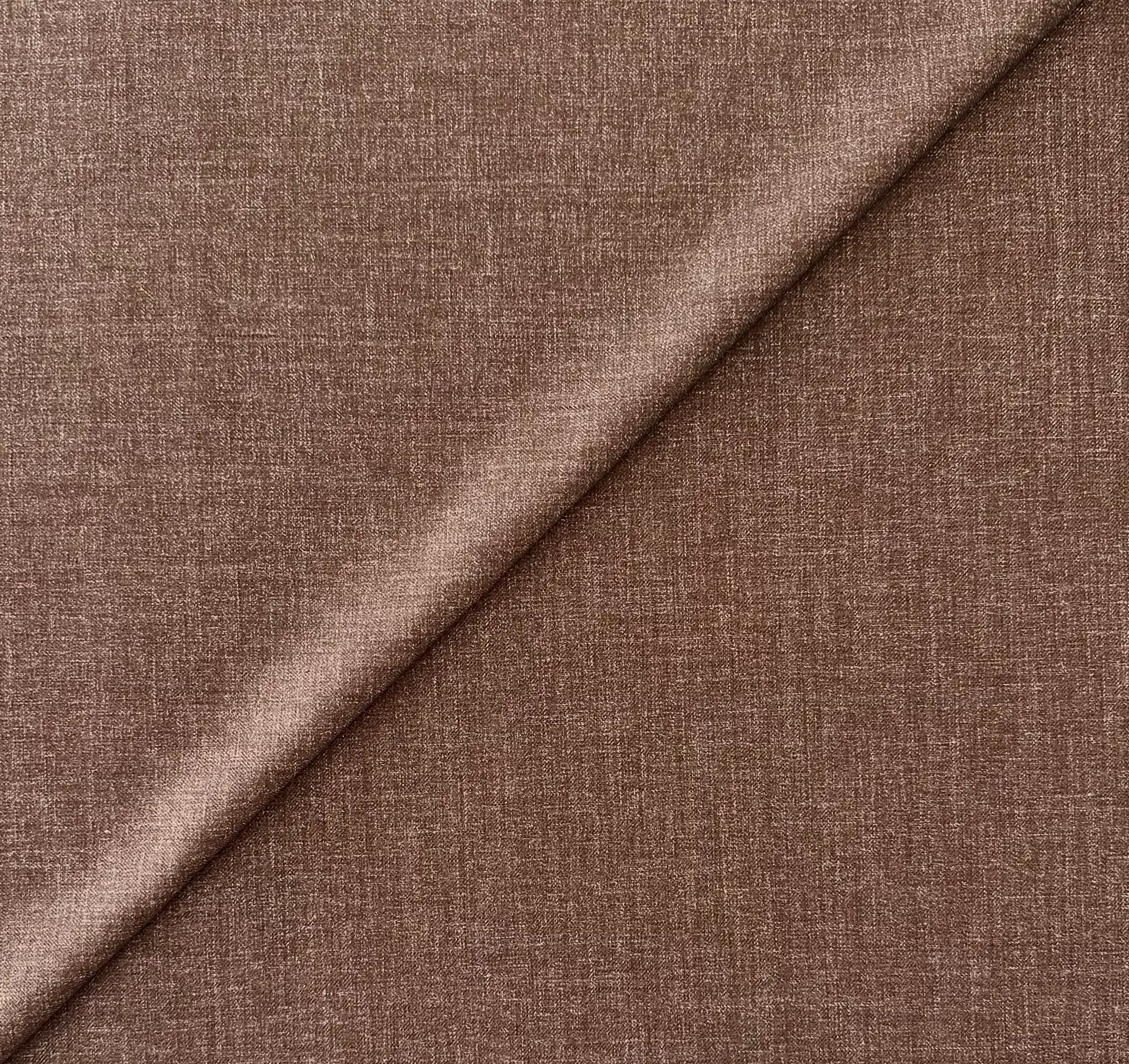 Italian Pure Silk Suiting in Chocolate