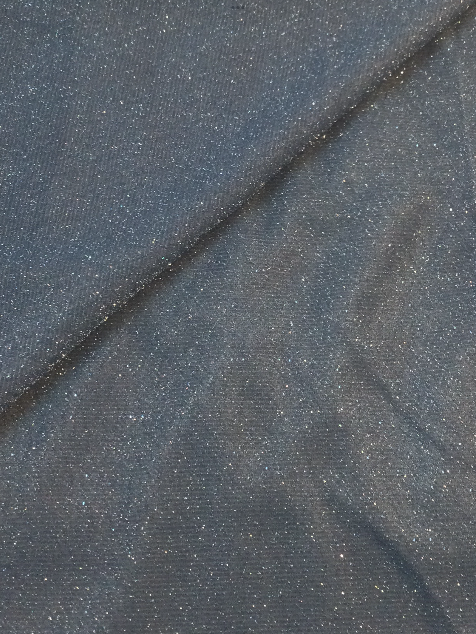 Metallic Tissue Knit Baby Blue