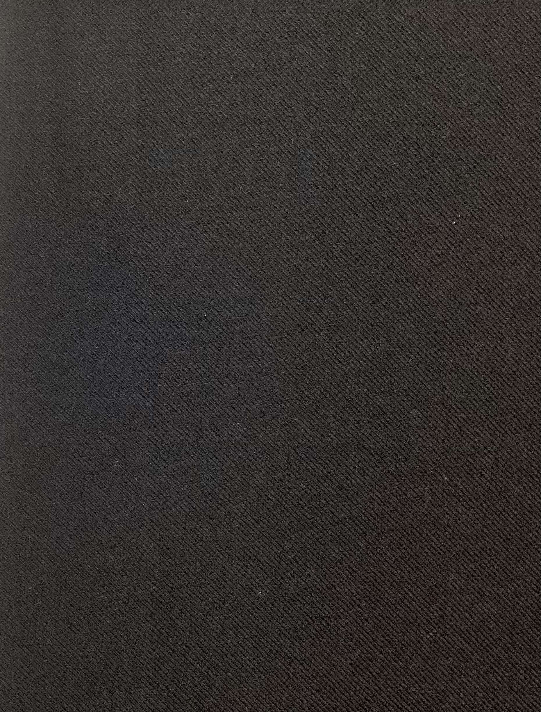 Made in Italy Piacenza Double Faced Wool Twill in Black