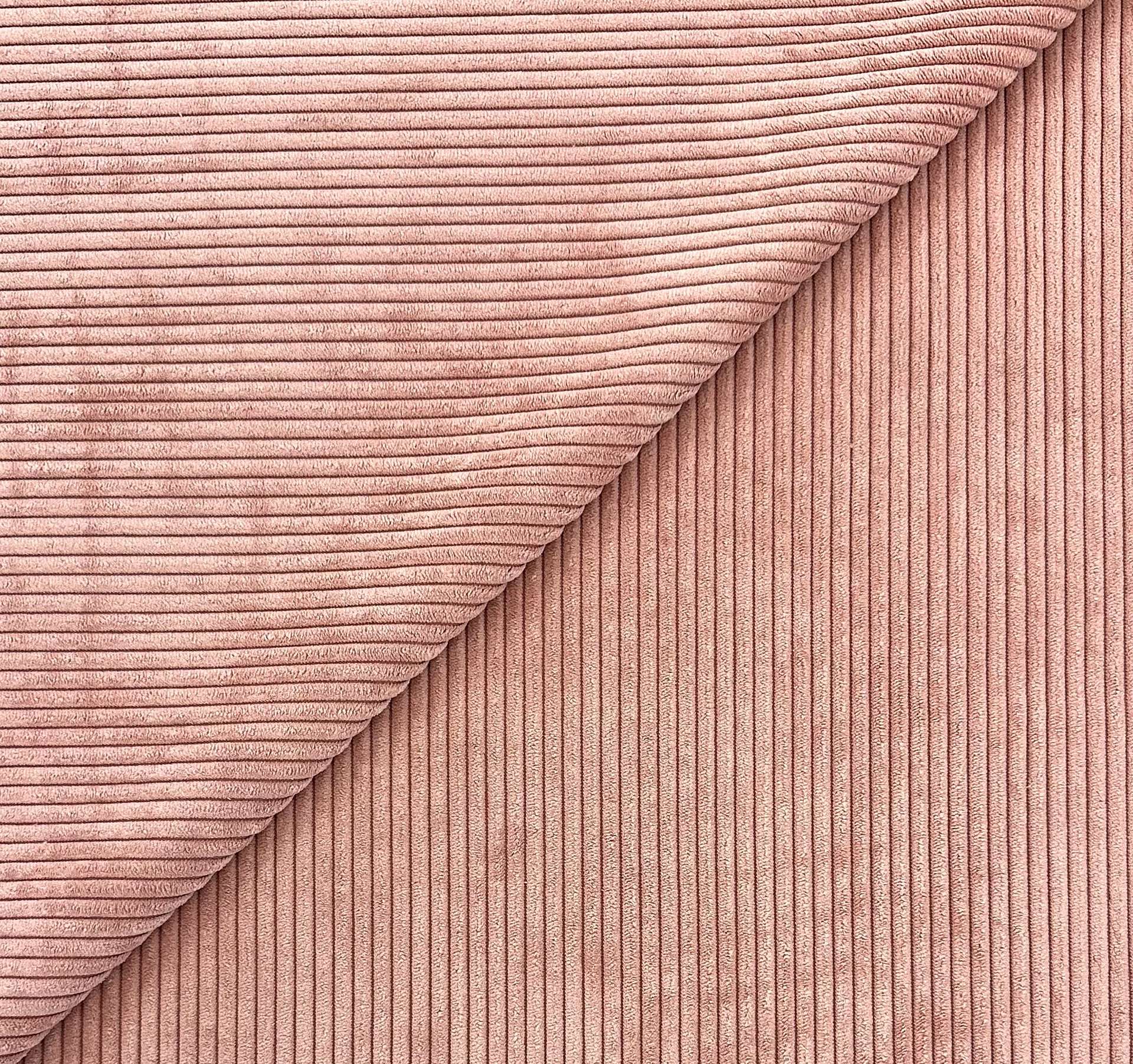 Upholstery Corduroy in Blush Pink