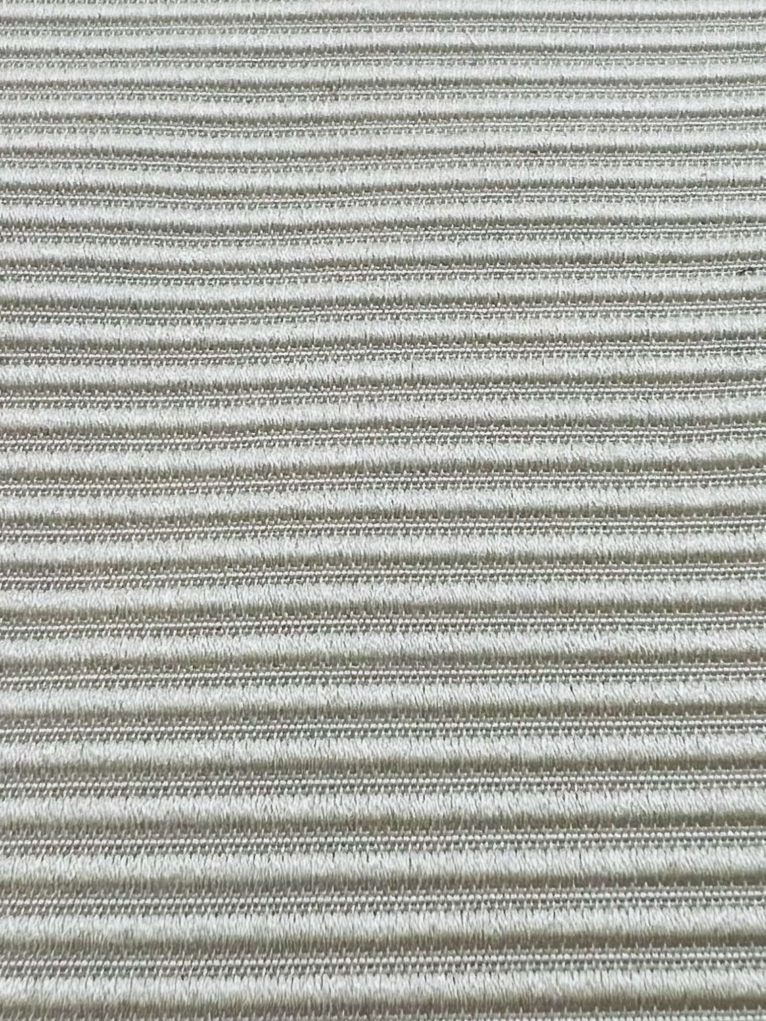 Silk Ottoman in Antique White