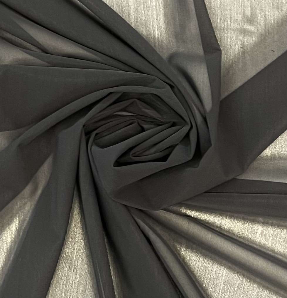 4 Way Stretch Tulle in Ash Black