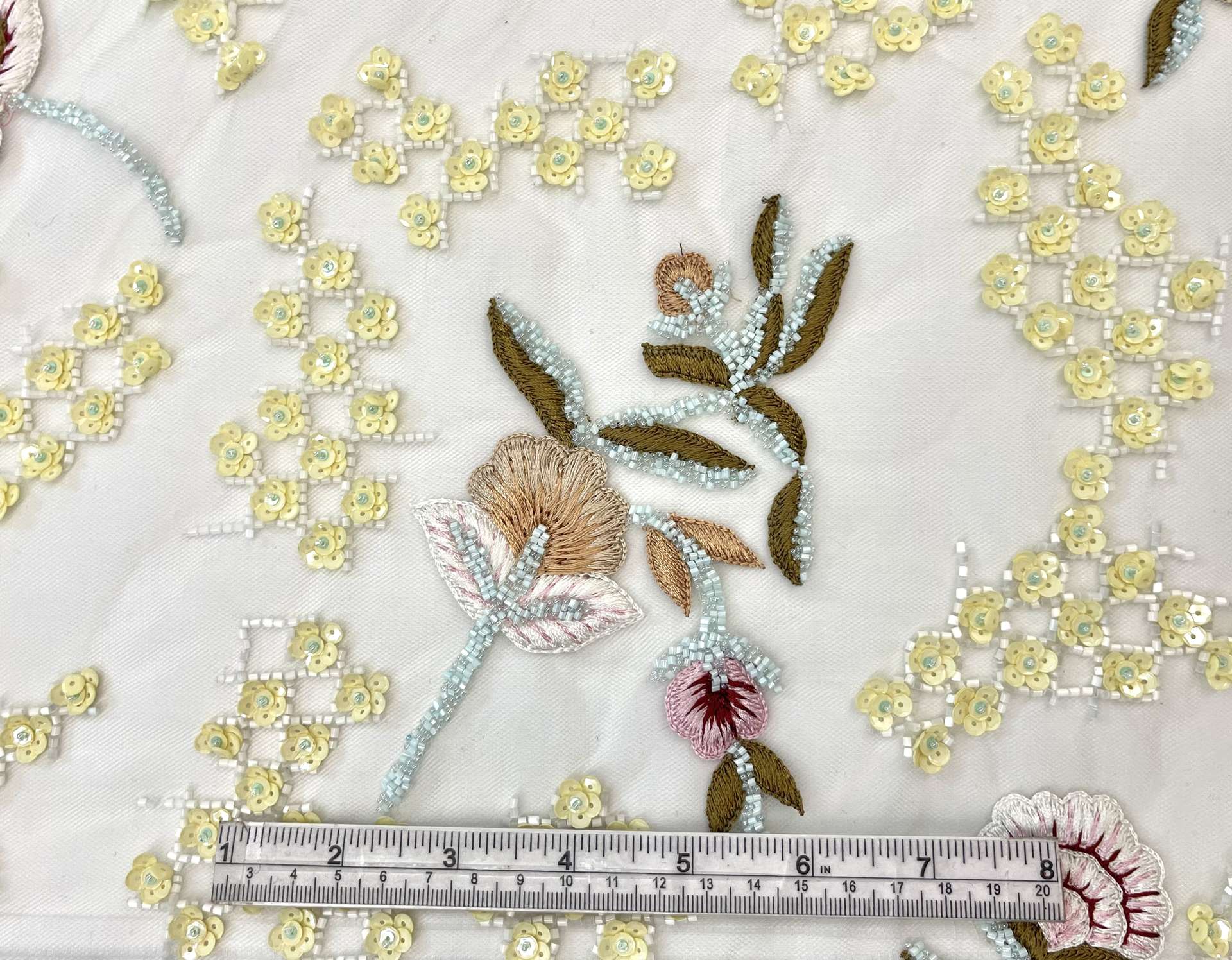 Embroidered and Beaded Illusion 