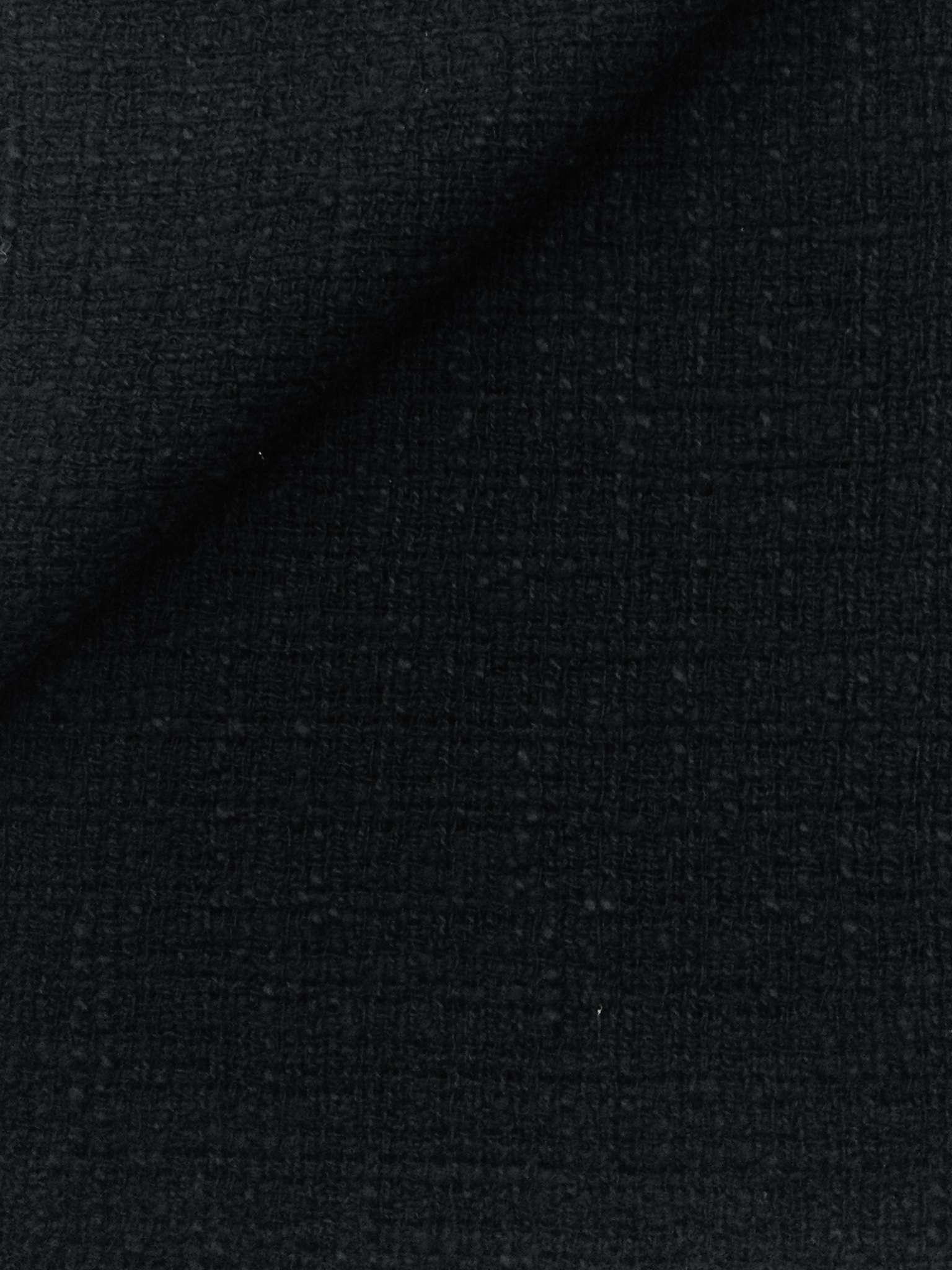 Rayon and Cottton Tweed in Black