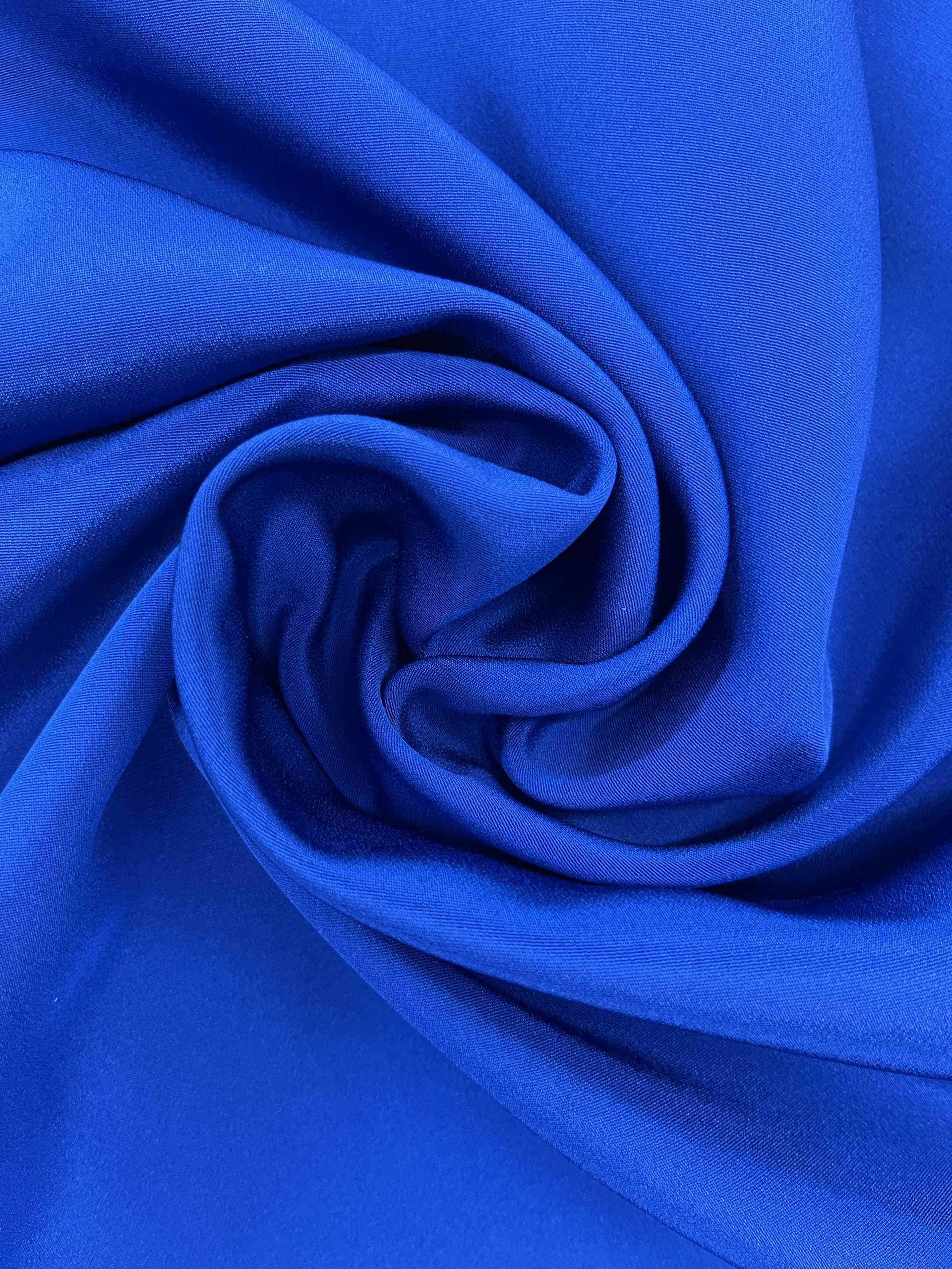 100% Silk 4 Ply Crepe in Royal Blue