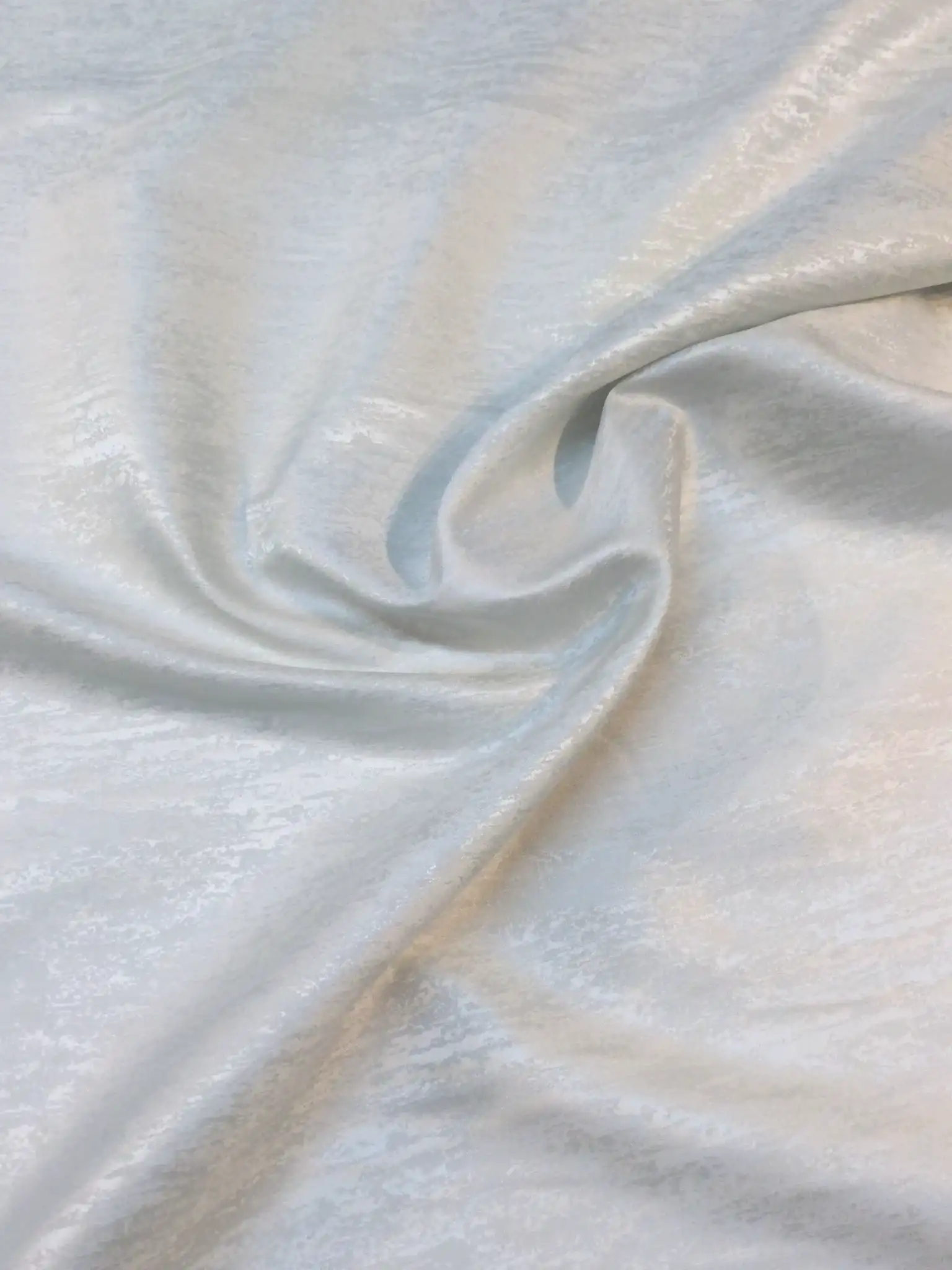 Made in Italy 100% Silk Marble Jacquard in  Silver