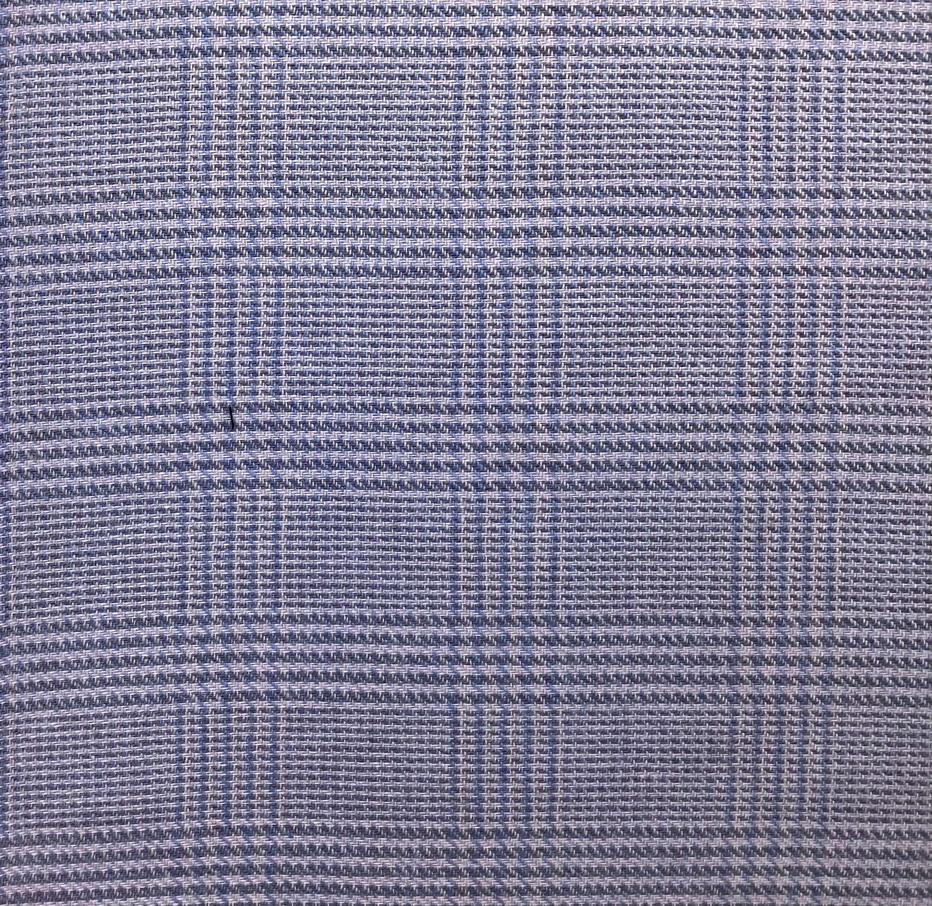 Cashmere & Wool Medium Scale Plaid In Sky Blue